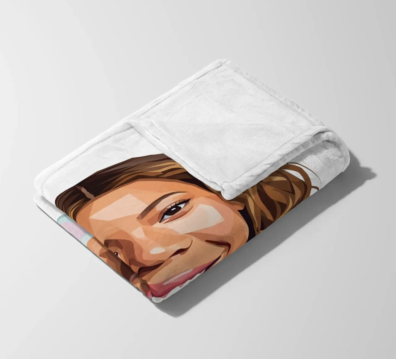 Beyoncé Lowpoly Fleecedecke von Low Profile
