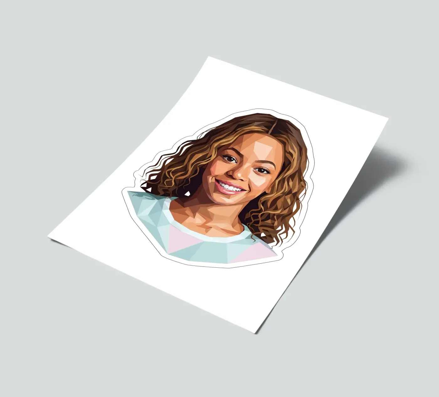 Beyoncé Lowpoly sticker sheet by Low Profile