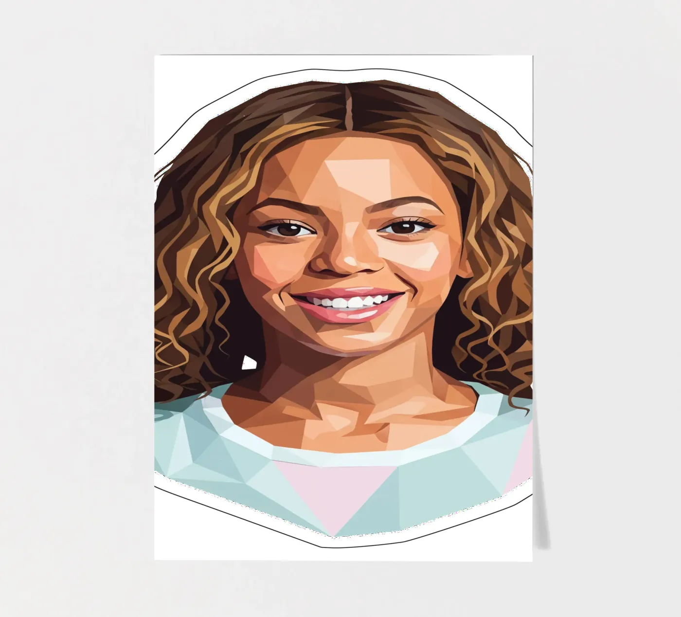 Beyoncé Lowpoly sticker sheet by Low Profile