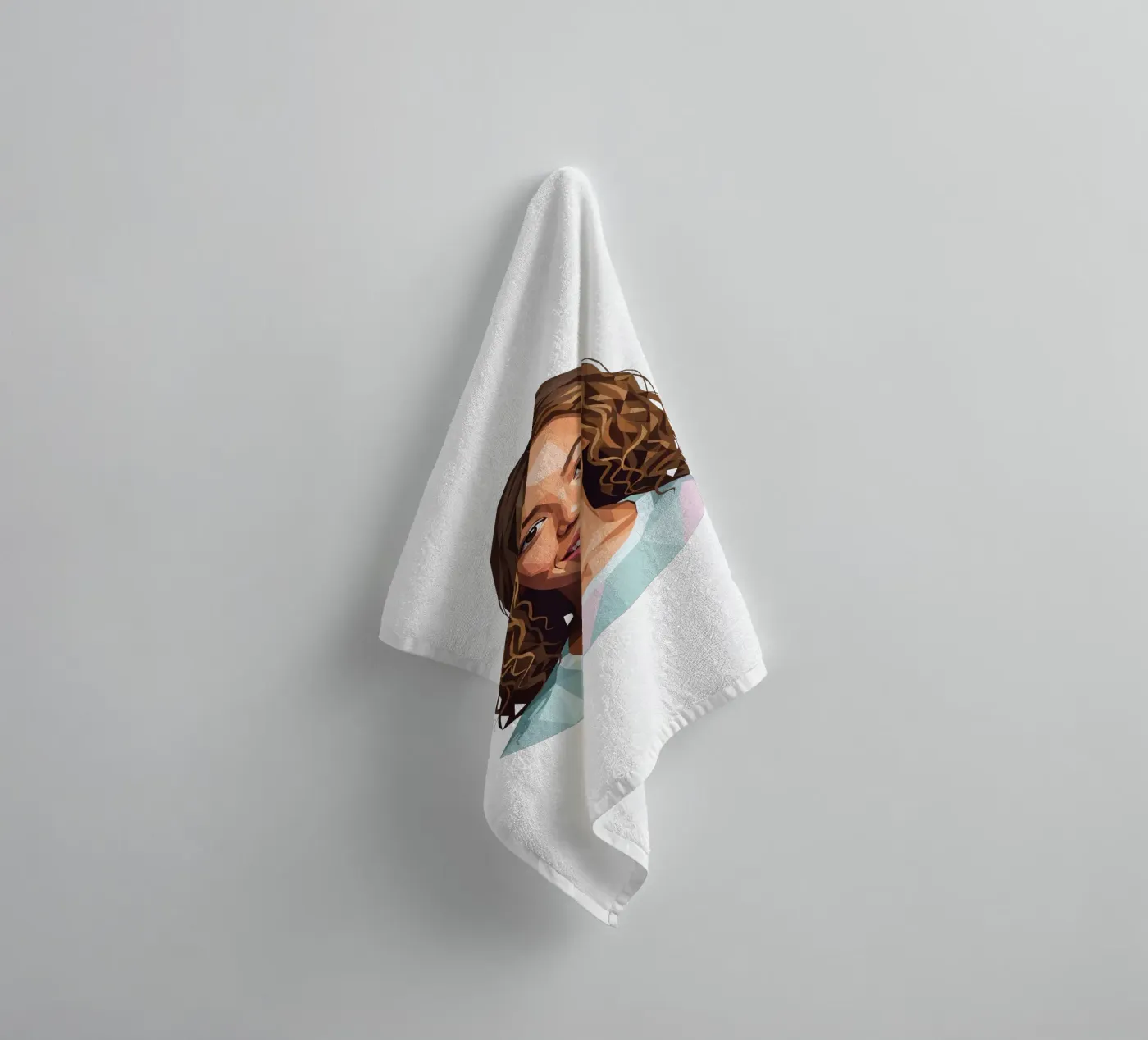 Beyoncé Lowpoly towel by Low Profile