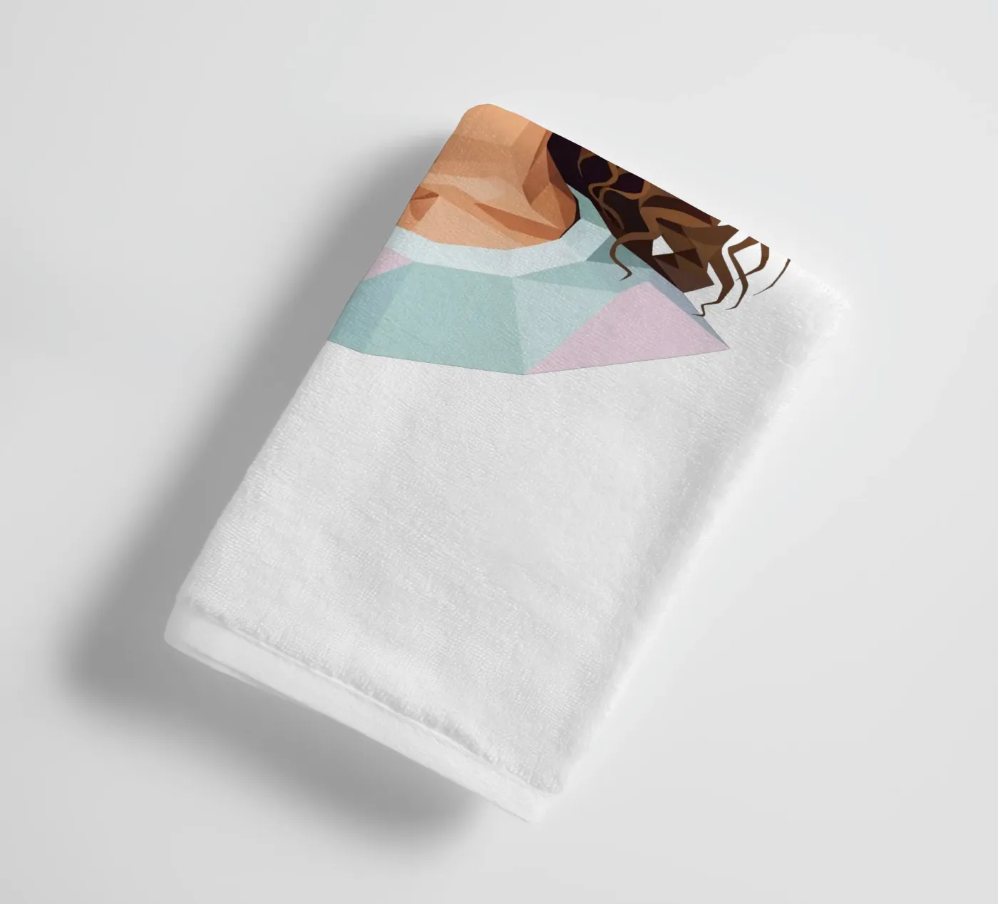 Beyoncé Lowpoly towel by Low Profile