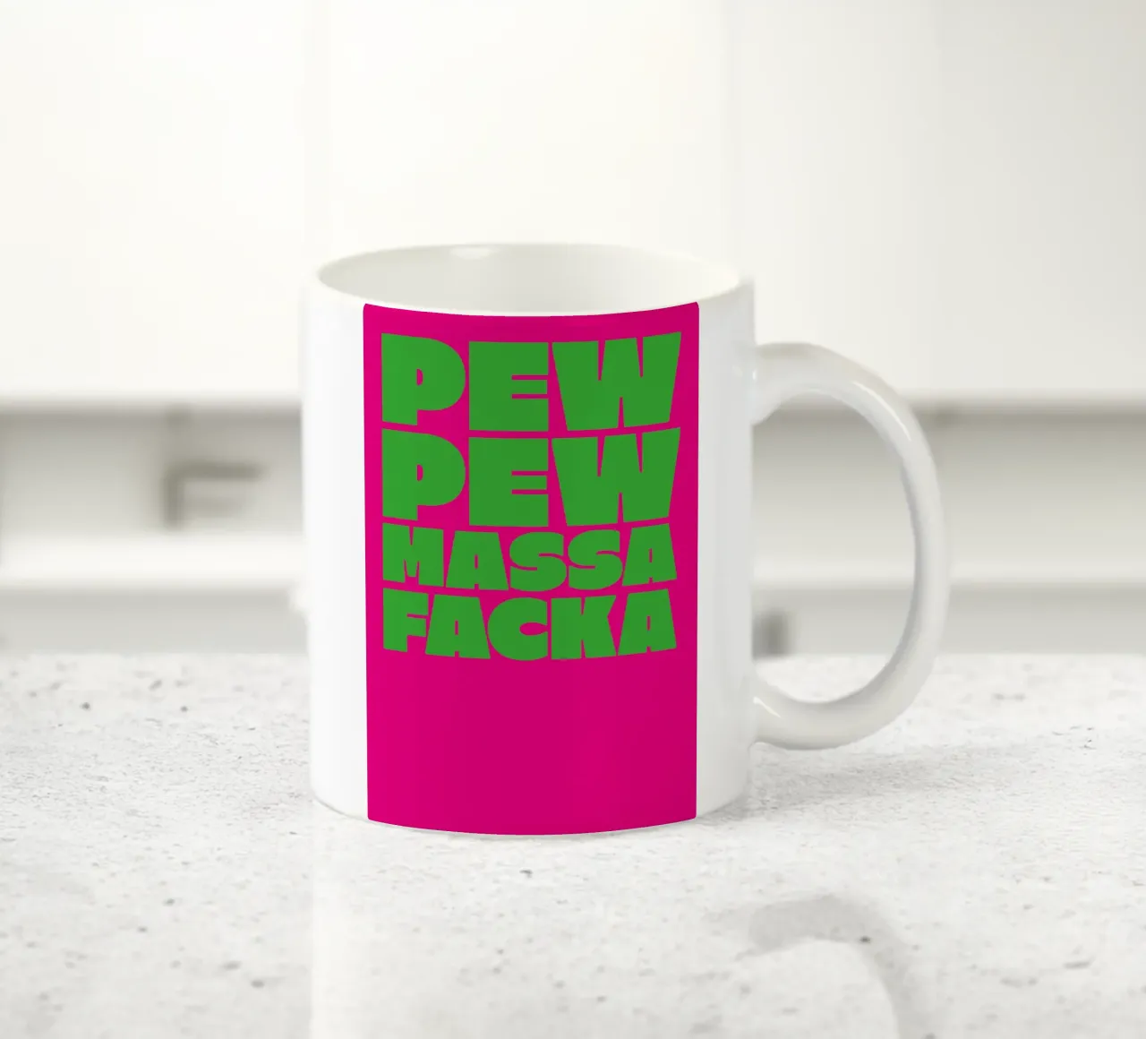 PEW PEW tazza in ceramica da Flo Klein