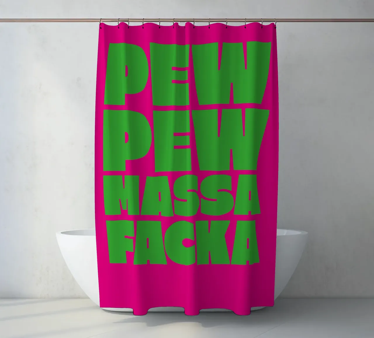 PEW PEW tenda da doccia da Flo Klein