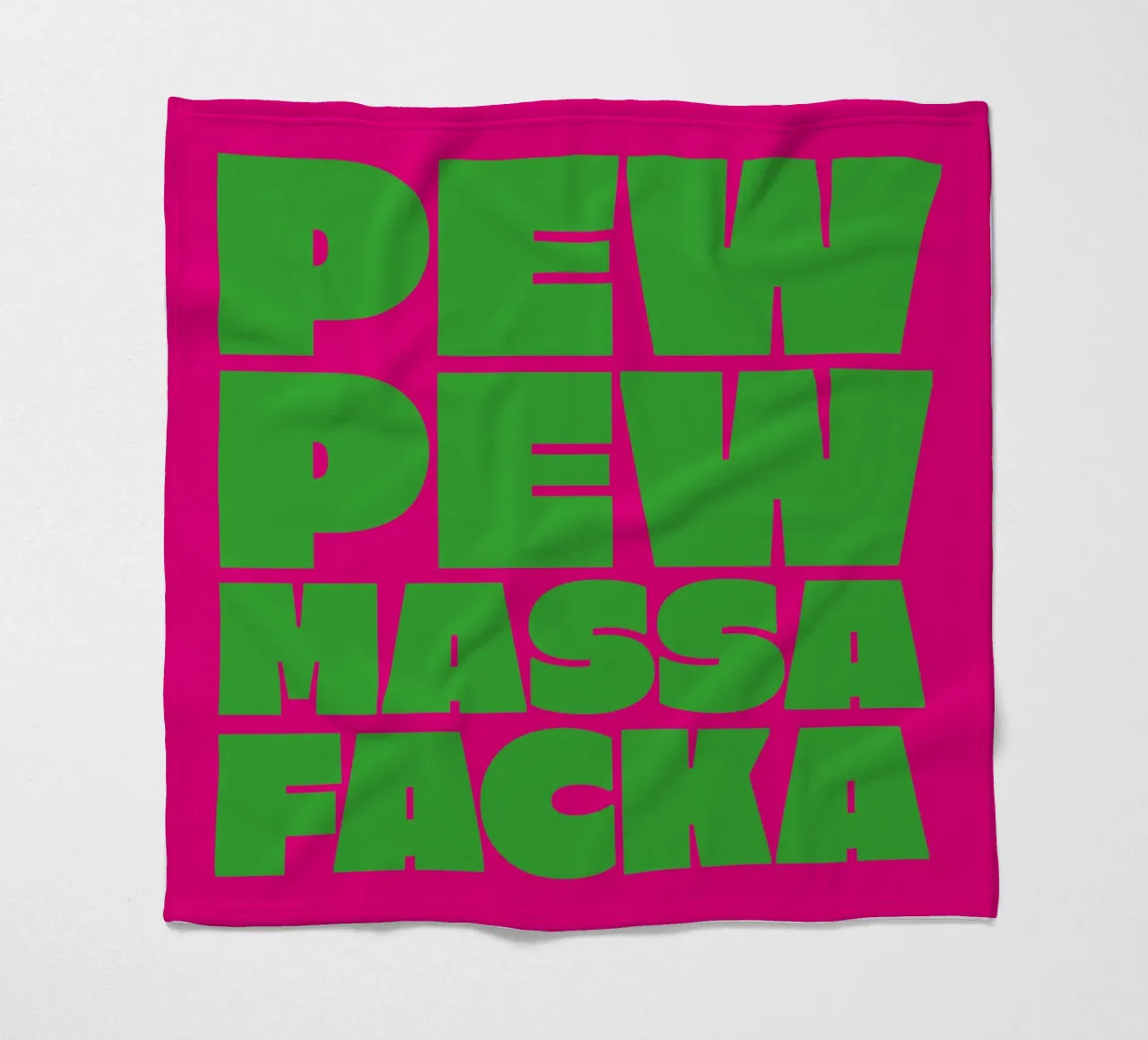 PEW PEW coperta in pile da Flo Klein