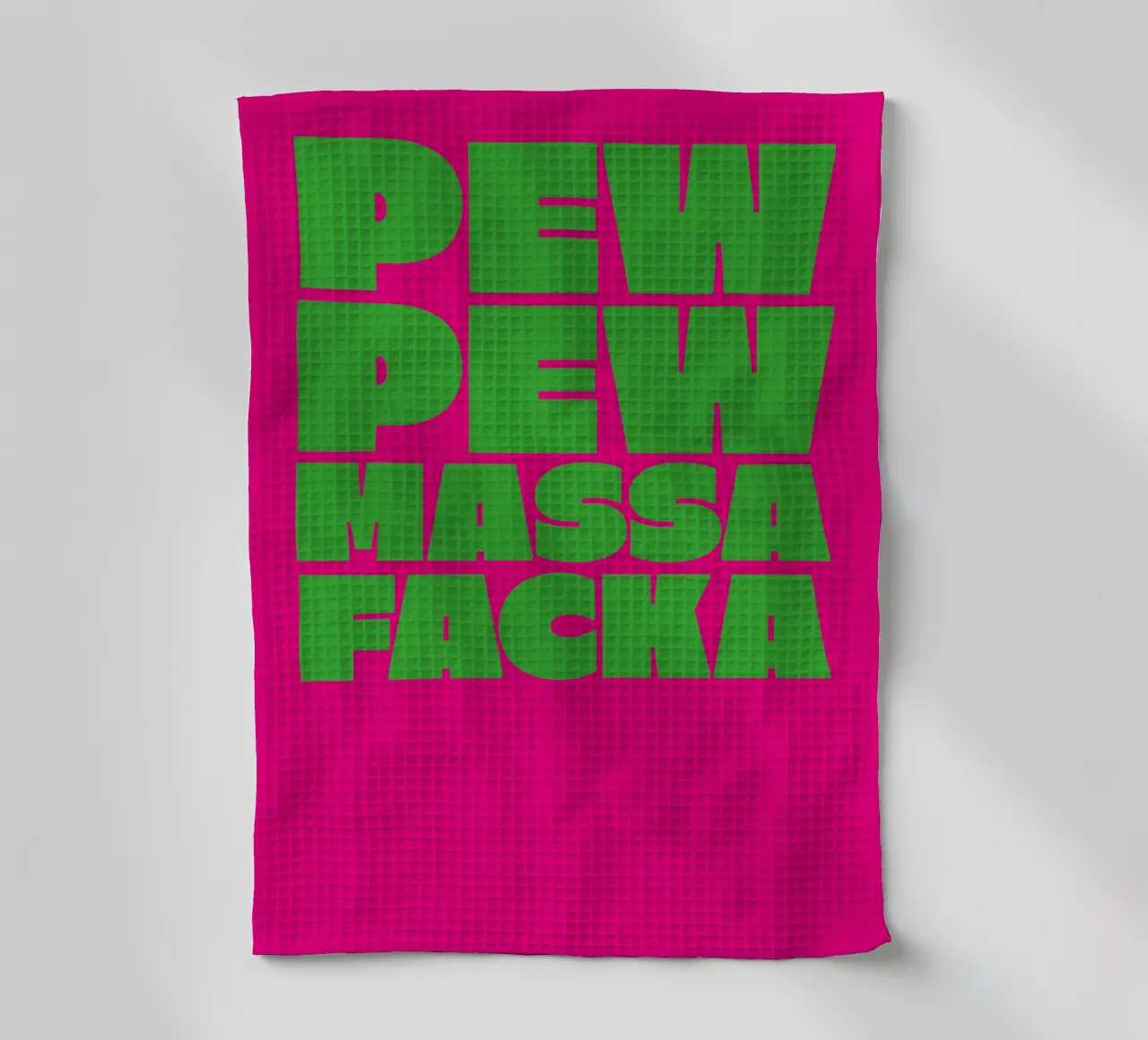 PEW PEW canovaccio da cucina da Flo Klein