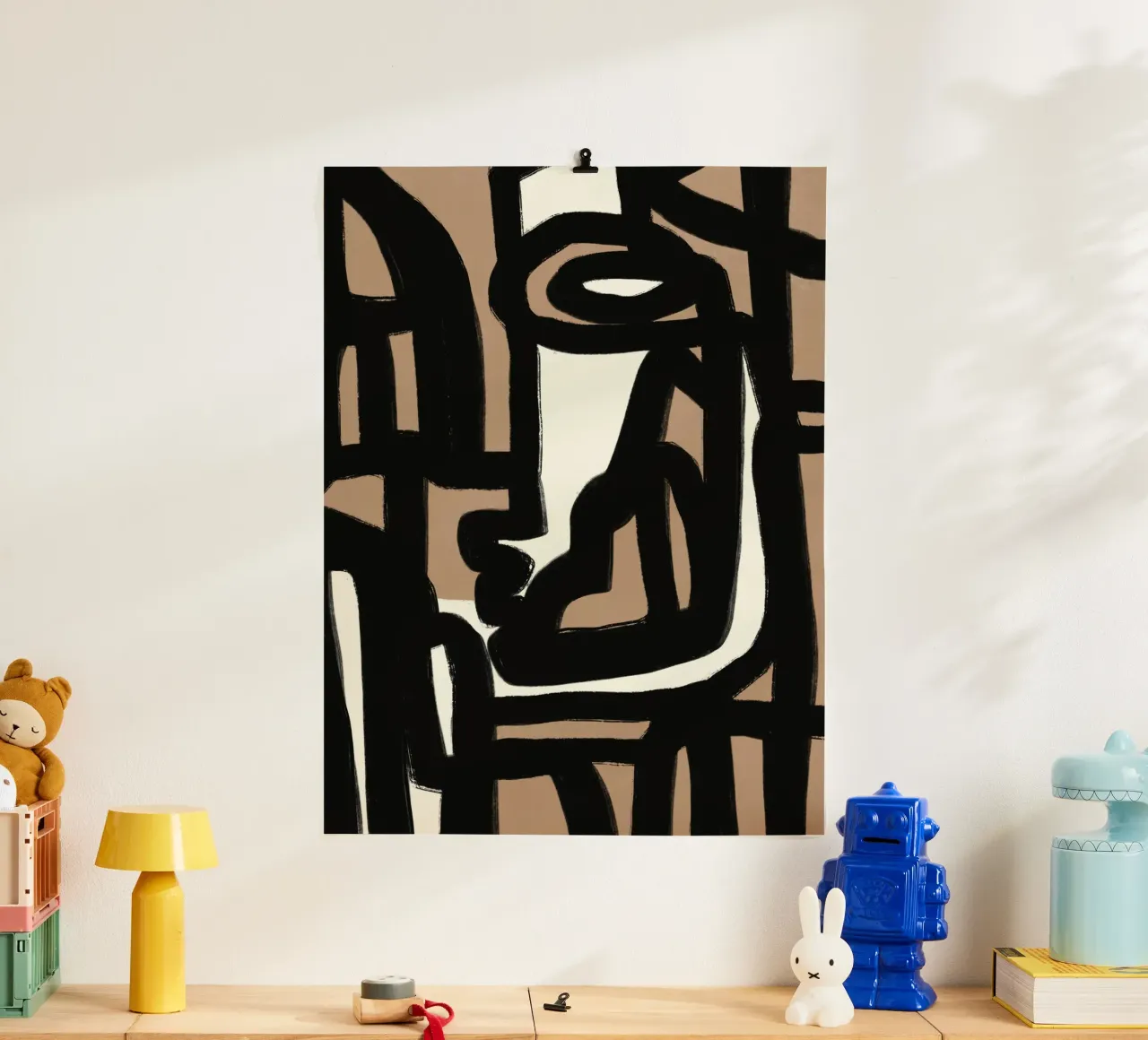 Linea astratta in grassetto 12 poster da Little Dean