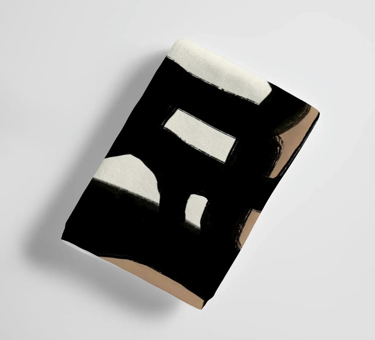 Bold line abstract 13 towel by Little Dean
