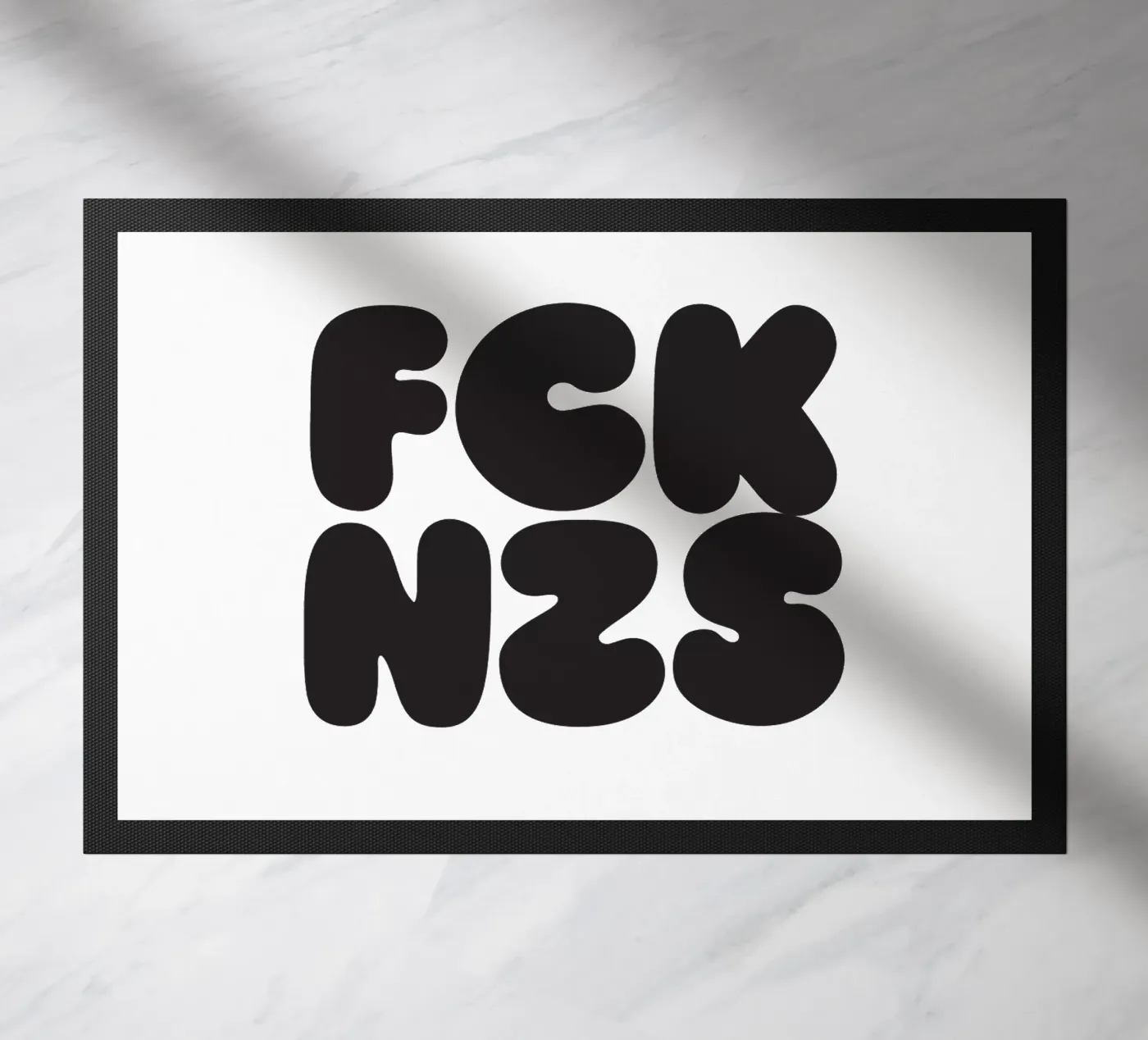 FCKNZS doormat by Verplanungsagentur