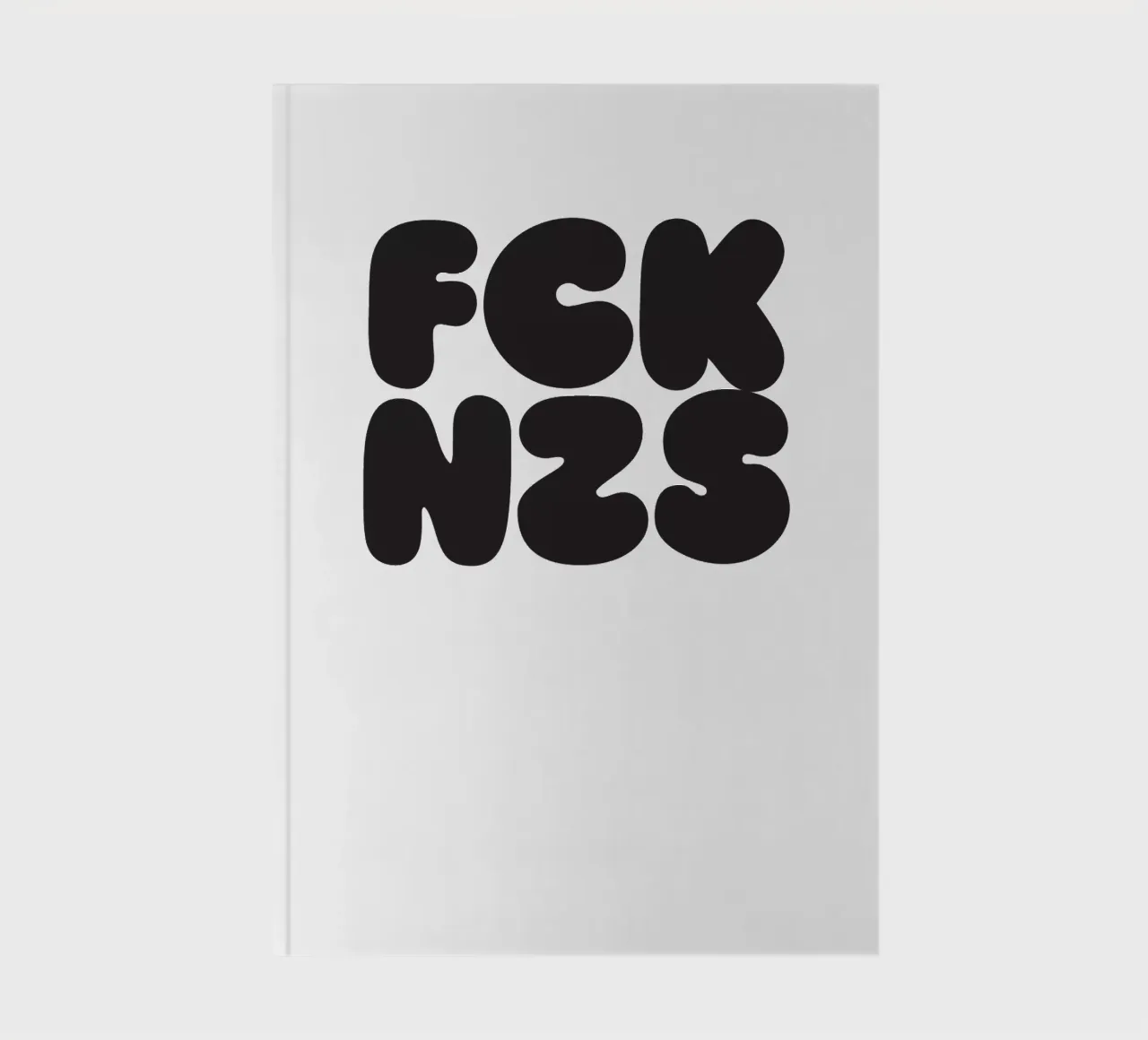 FCKNZS notebook by Verplanungsagentur