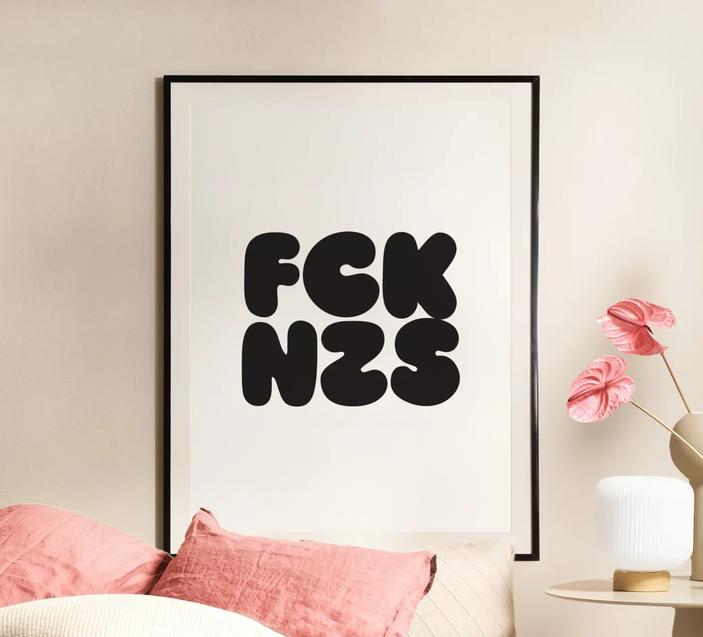 FCKNZS poster by Verplanungsagentur