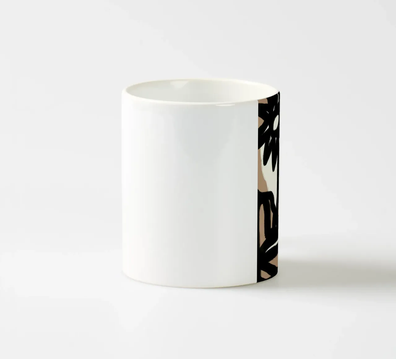 Linea in grassetto astratta 15 tazza in ceramica da Little Dean