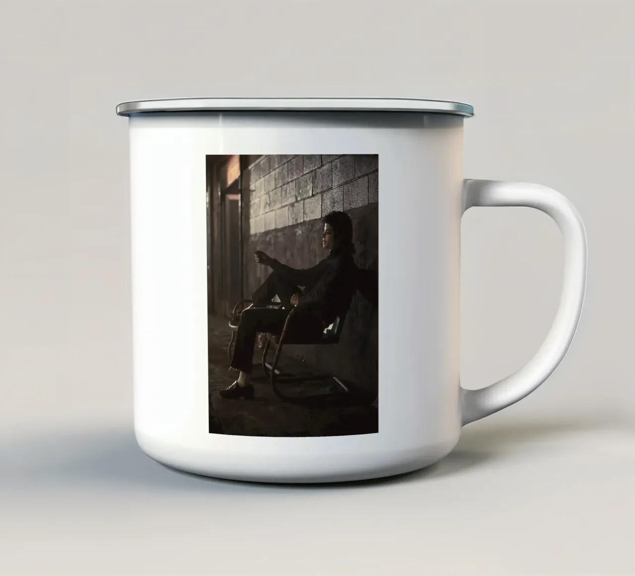 Michael Jackson tazza in smalto da Musadad Shop