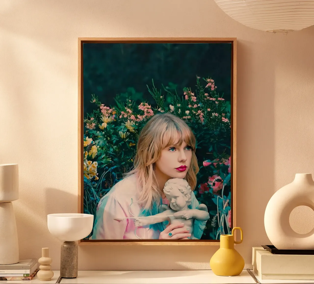 Taylor Swift tela con Cornice a cassetta da Musadad Shop