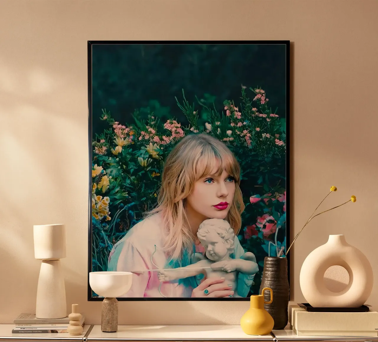 Taylor Swift poster con telaio in alluminio da Musadad Shop