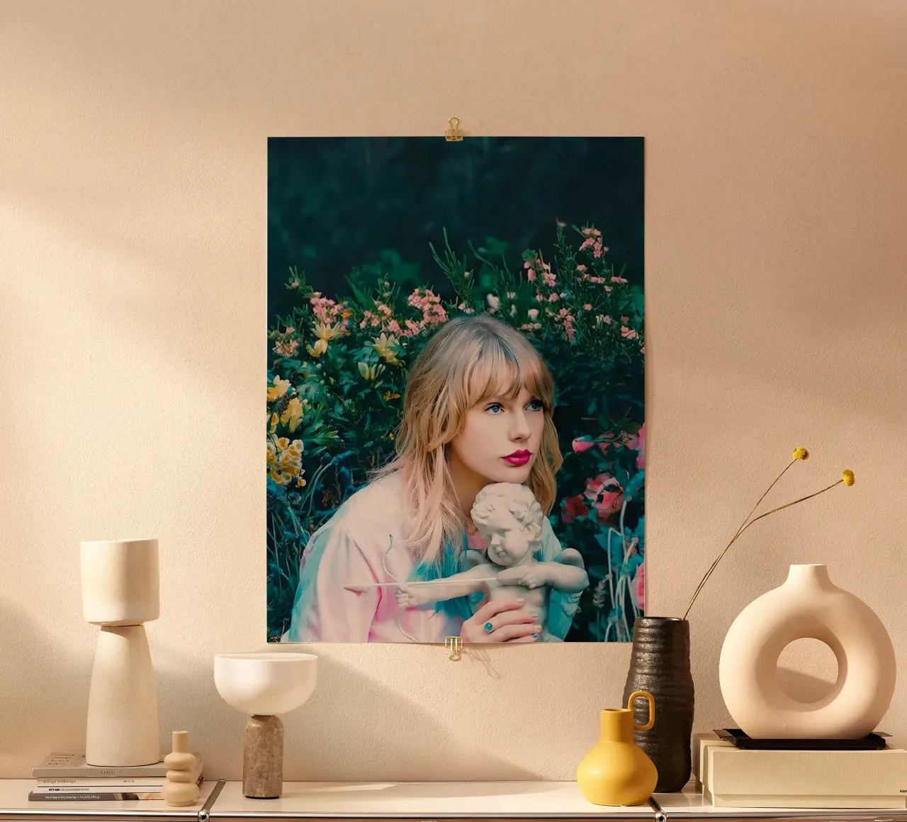 Taylor Swift poster con telaio in alluminio da Musadad Shop