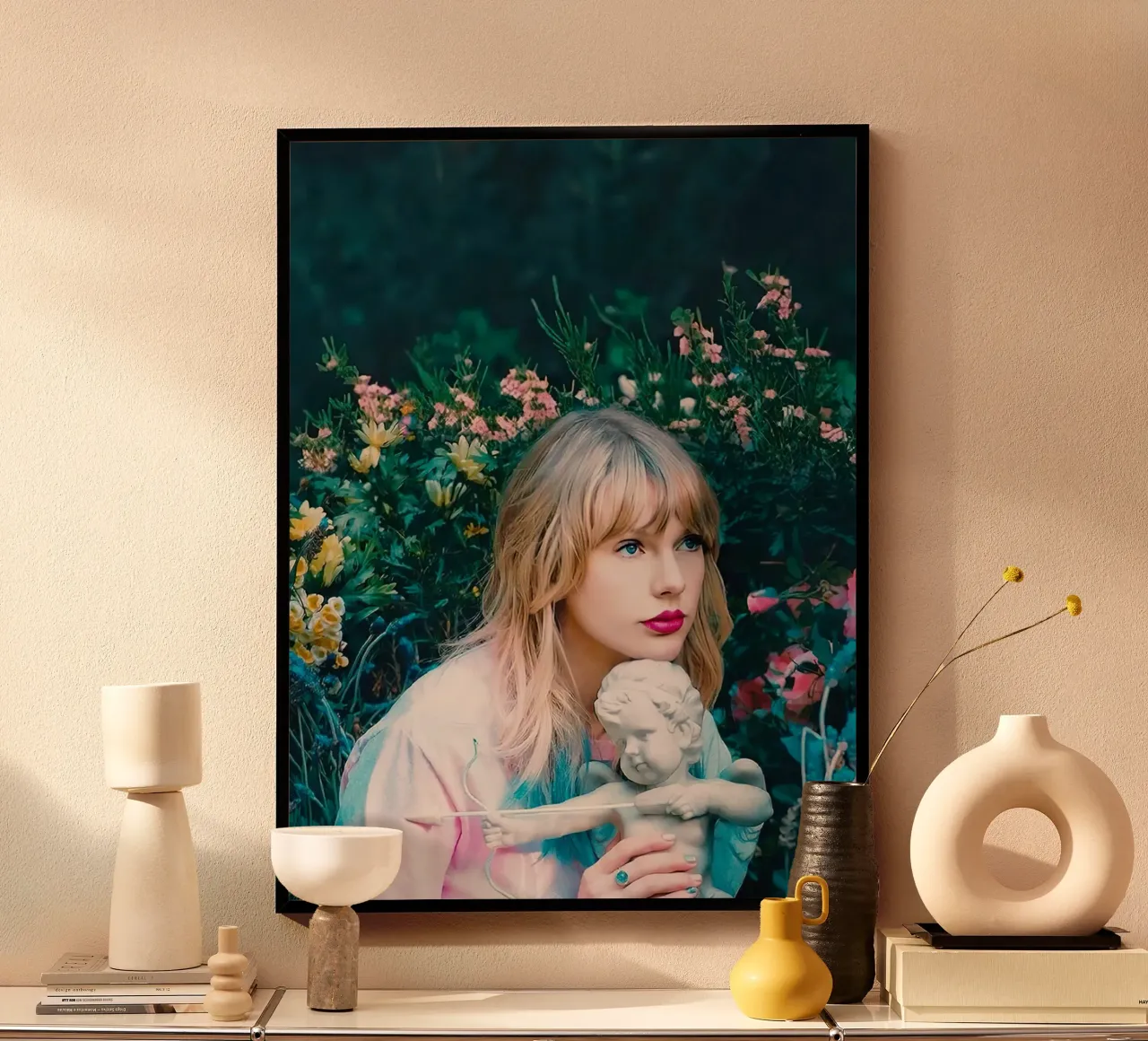 Taylor Swift poster con telaio in alluminio da Musadad Shop