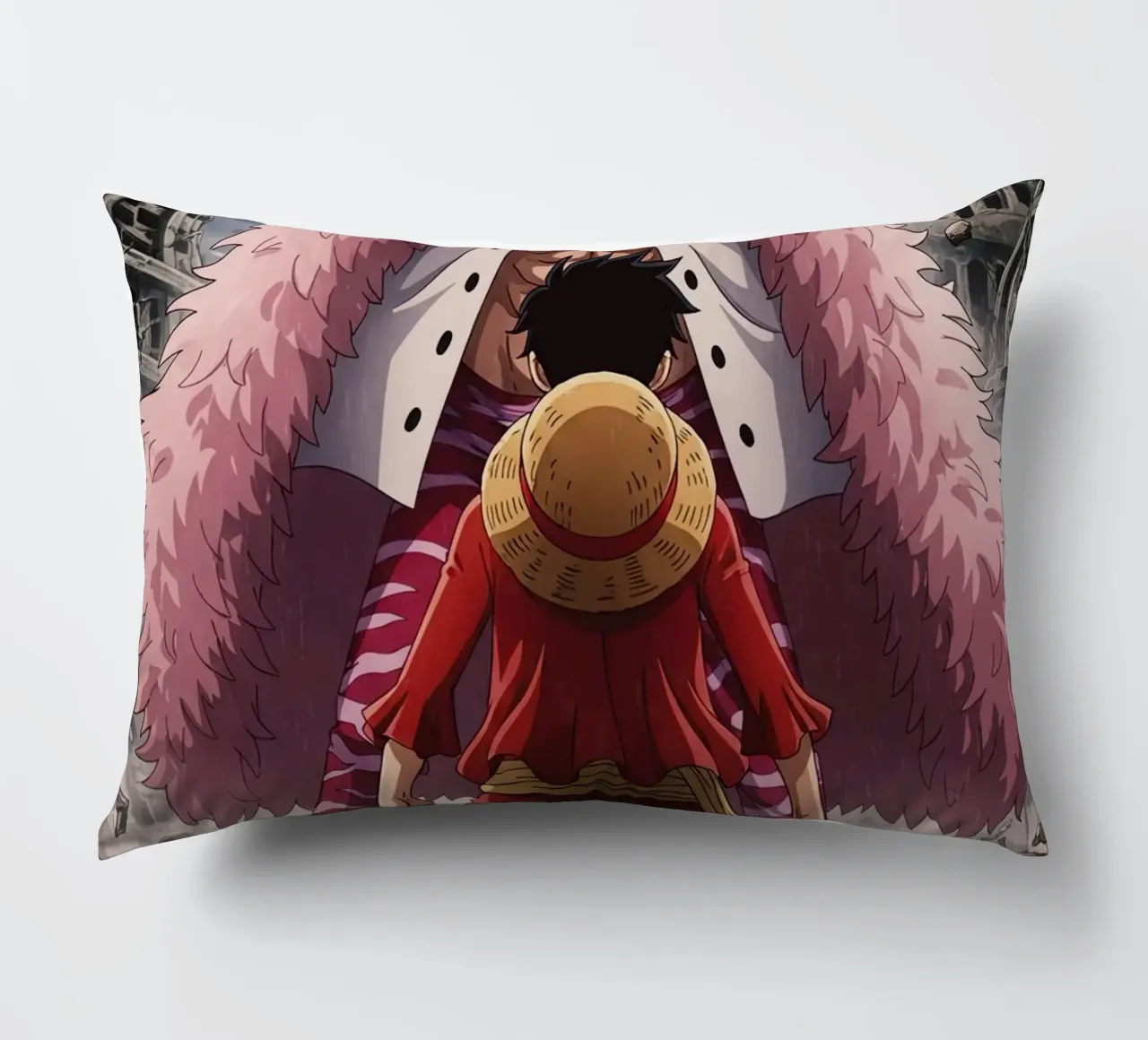 Monkey D Luffy Vs Donquixote Doflamingo cuscino da Musadad Shop