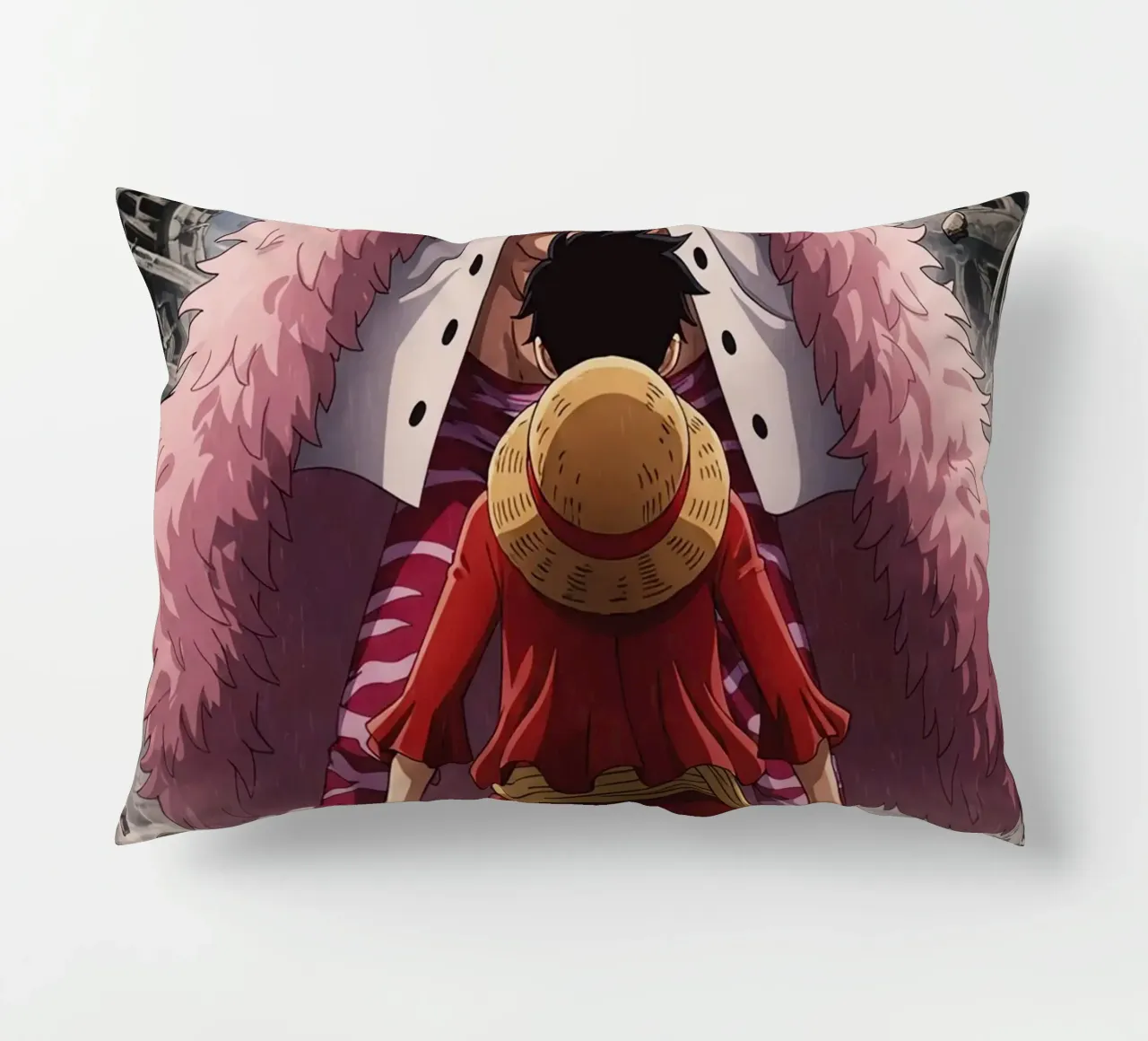 Monkey D Luffy Vs Donquixote Doflamingo cuscino da Musadad Shop