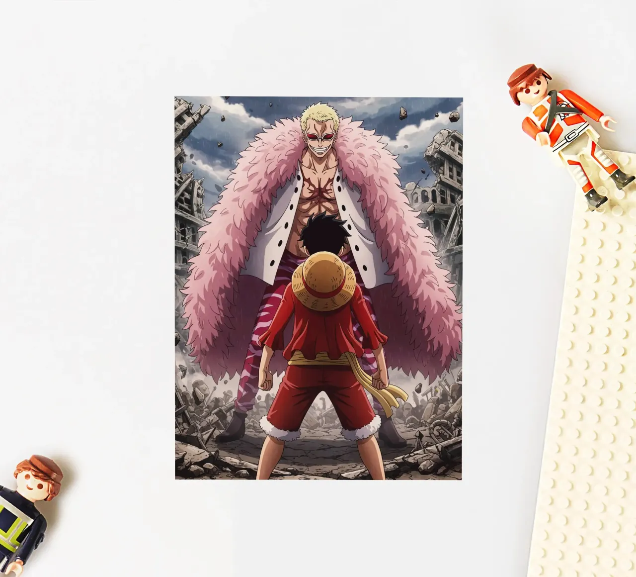 Monkey D Luffy Vs Donquixote Doflamingo adesivo da Musadad Shop
