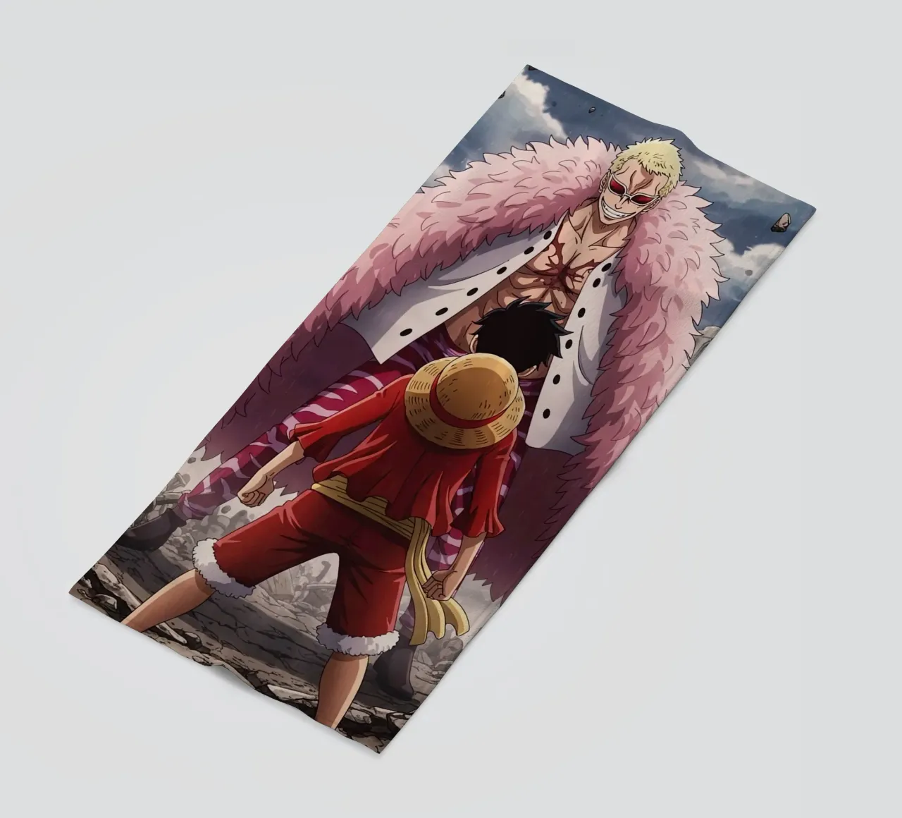 Monkey D Luffy Vs Donquixote Doflamingo telo mare da Musadad Shop