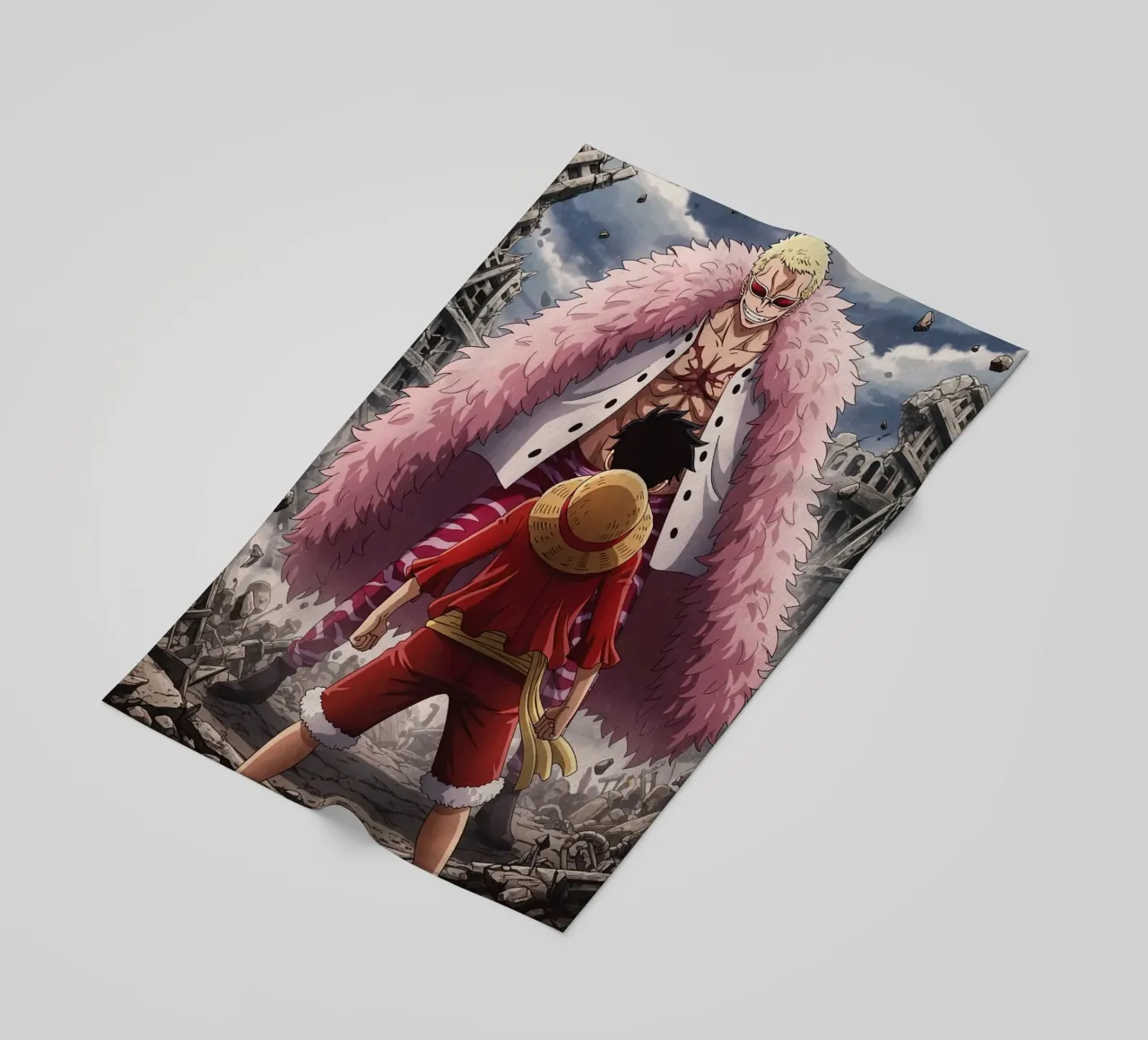 Monkey D Luffy Vs Donquixote Doflamingo telo mare da Musadad Shop