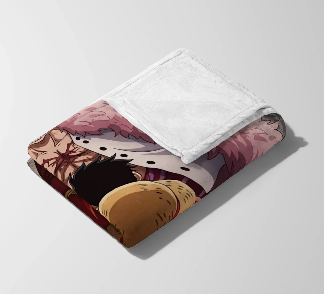 Monkey D Luffy Vs Donquixote Doflamingo coperta in pile da Musadad Shop