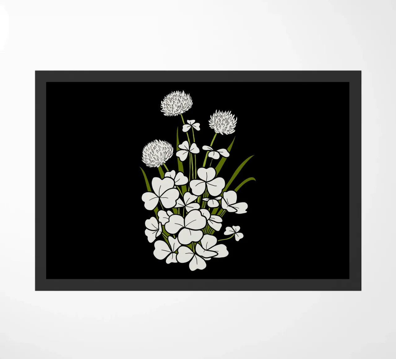 White shamrock zerbino da TijanaArtStudio88