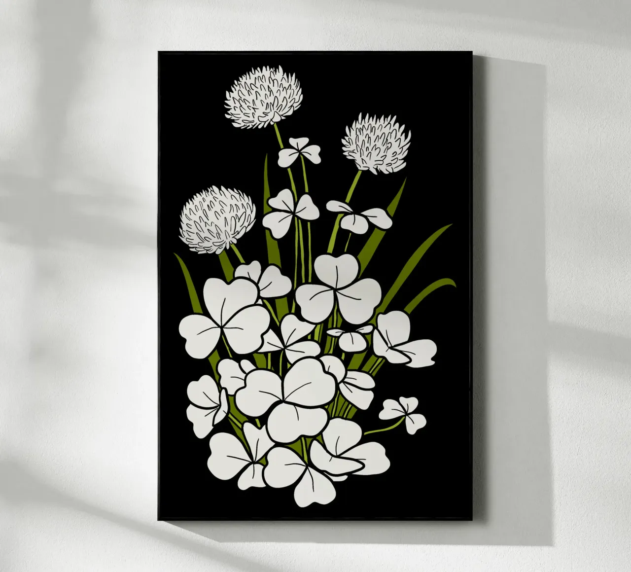 White shamrock plexiglass da TijanaArtStudio88