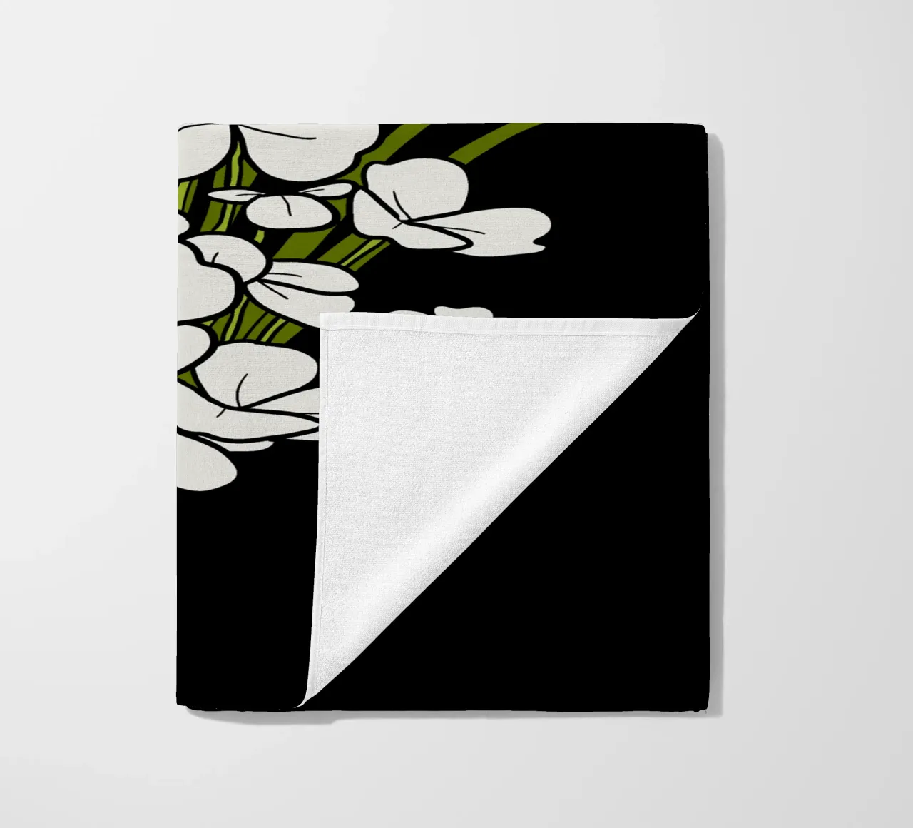 White shamrock telo mare da TijanaArtStudio88