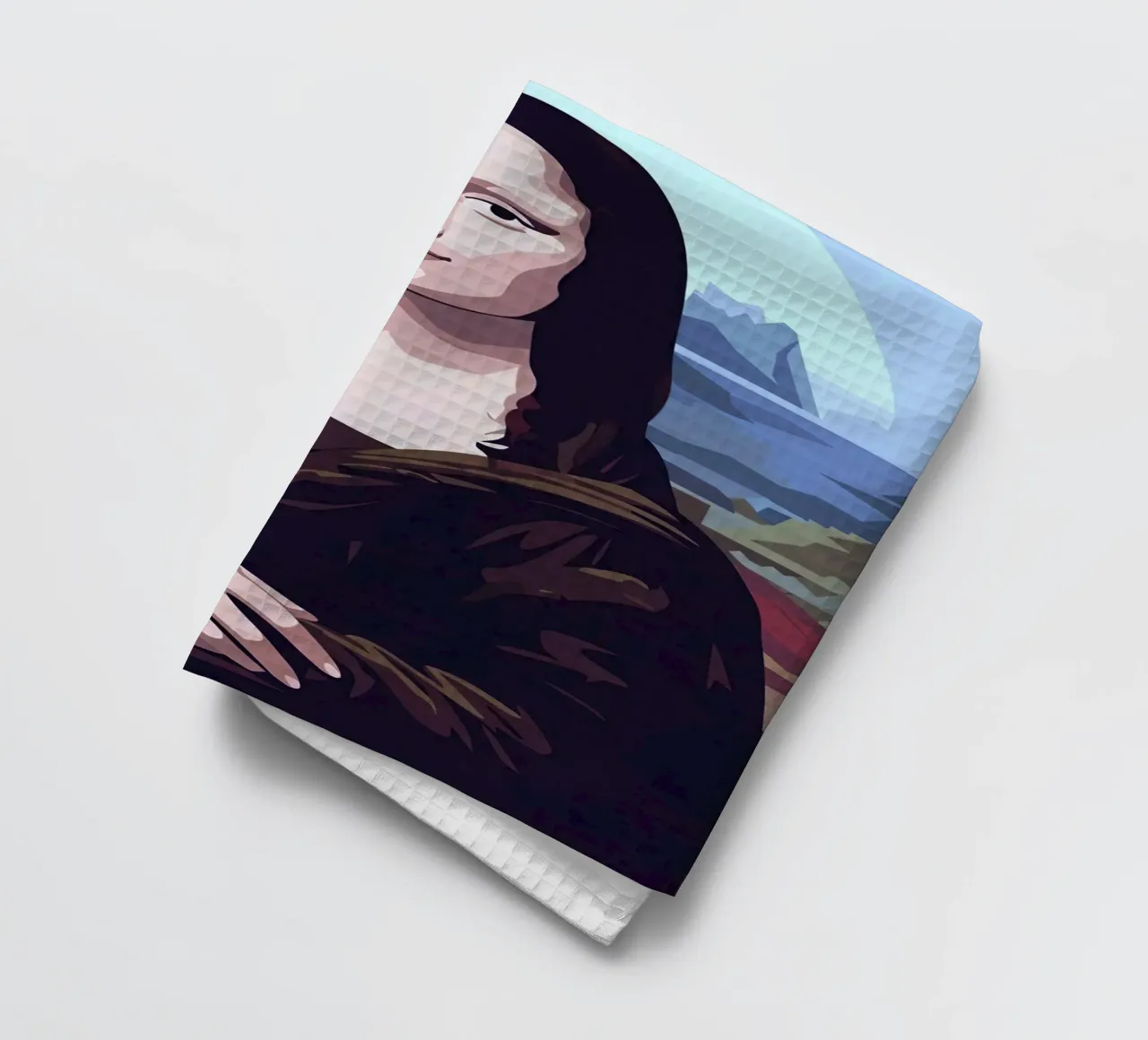 Mona lisa Vector canovaccio da cucina da Musadad Shop