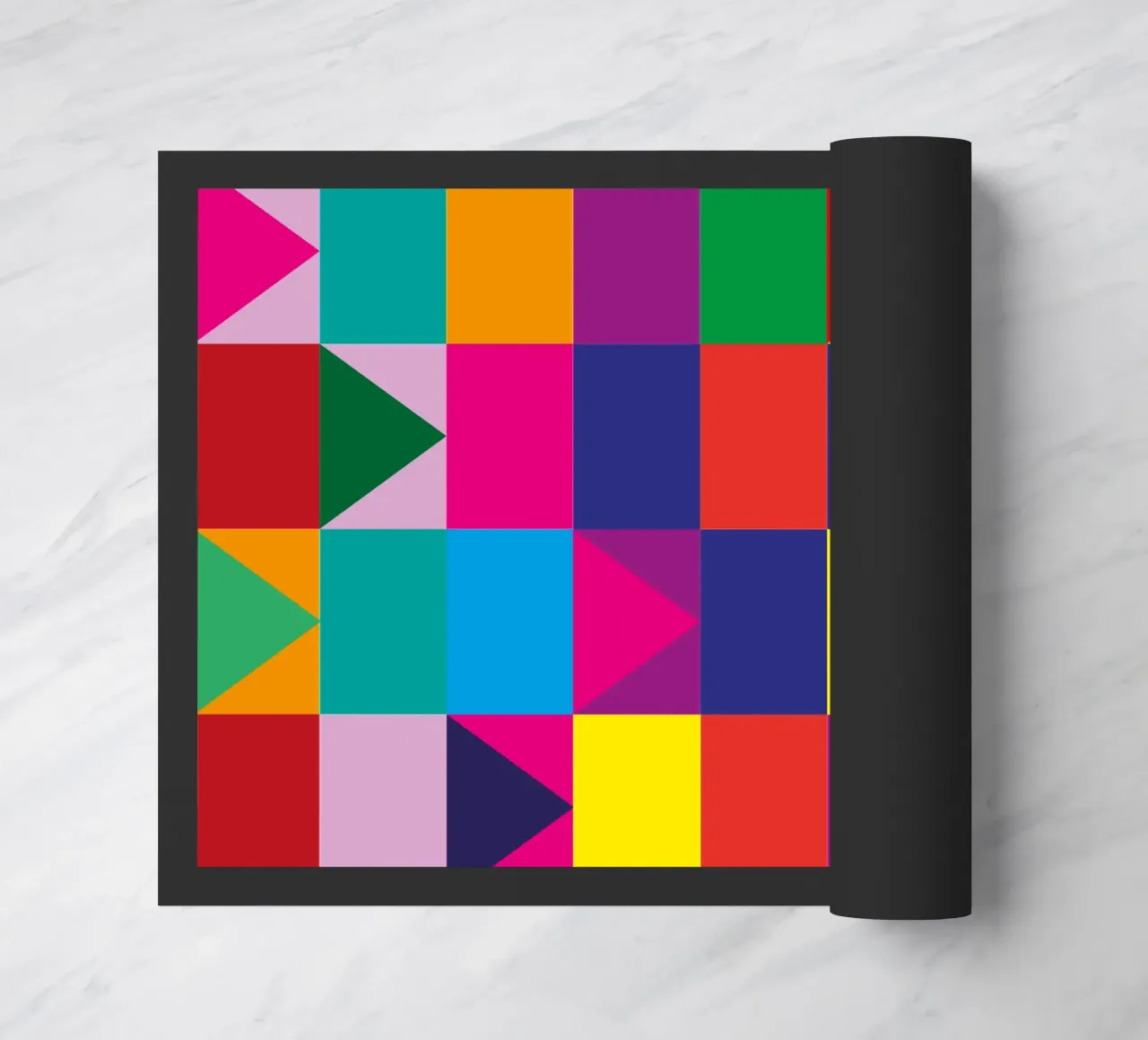 Farbenfroh deurmat van Flo Klein