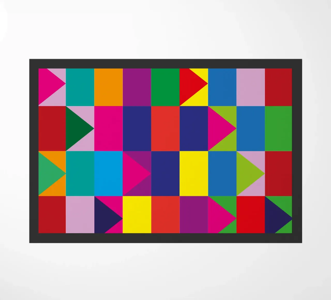 Farbenfroh deurmat van Flo Klein