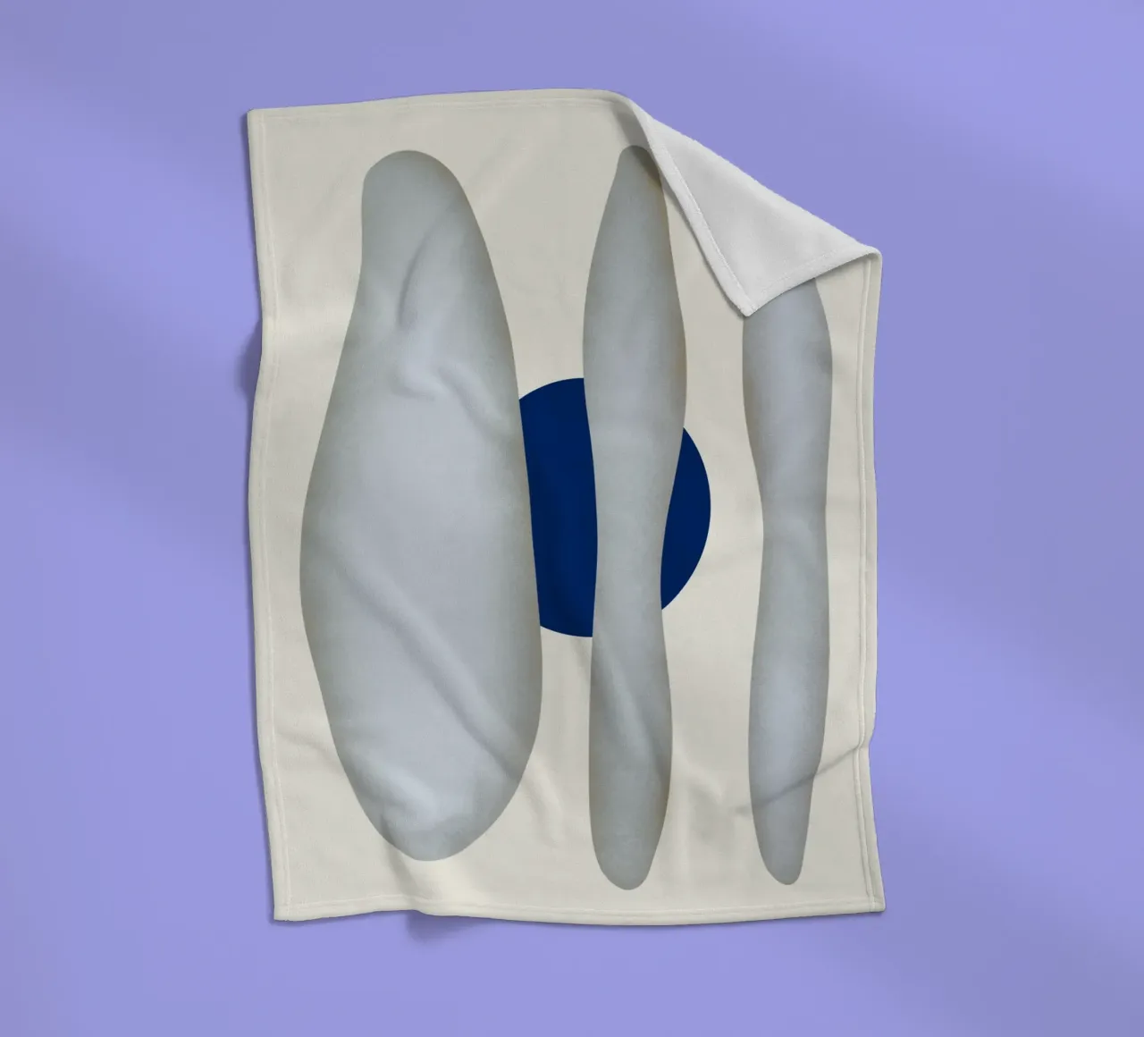 Vloeistof model fleecedeken van Little Dean