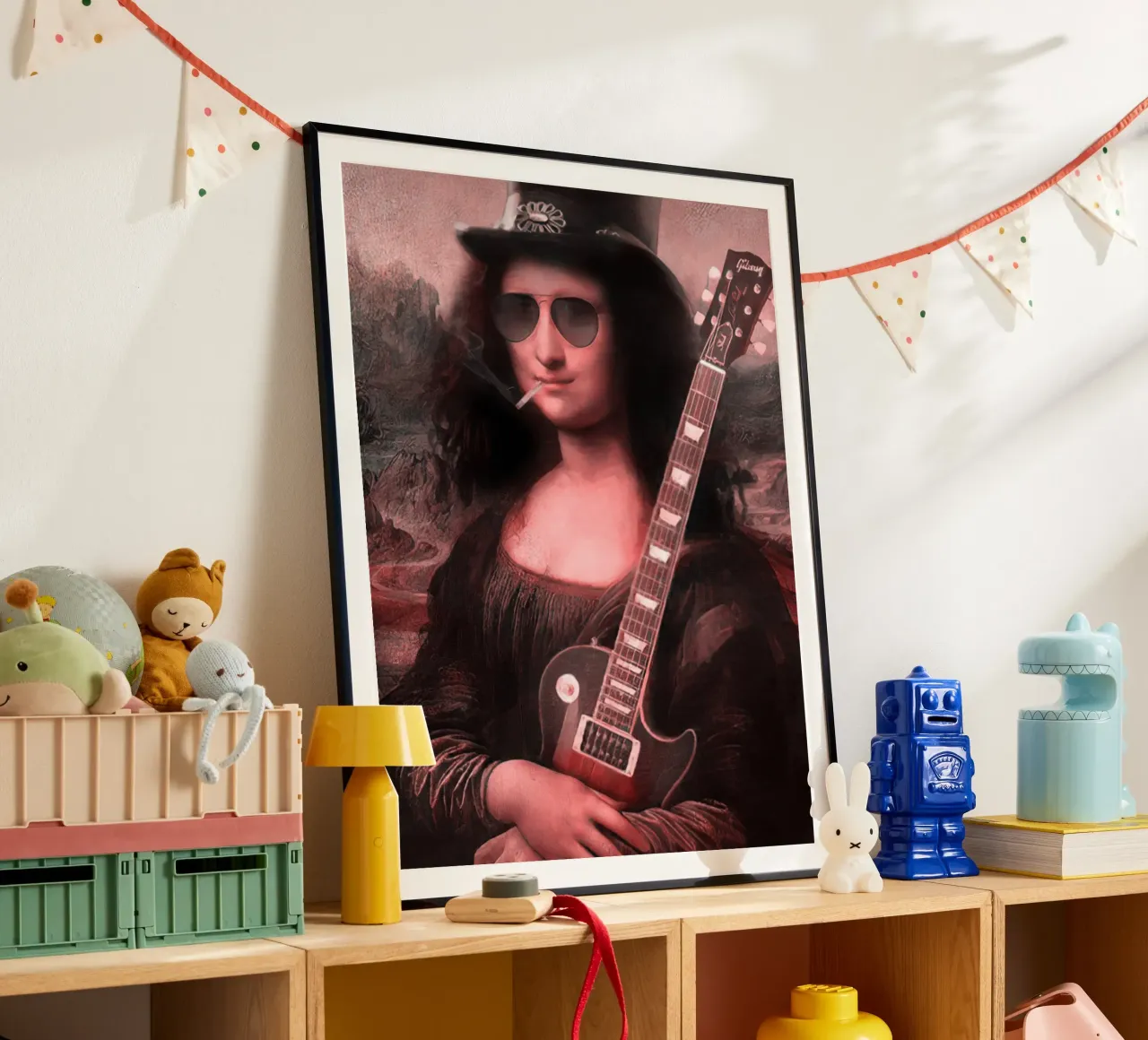 Mona lisa Slash poster da Musadad Shop
