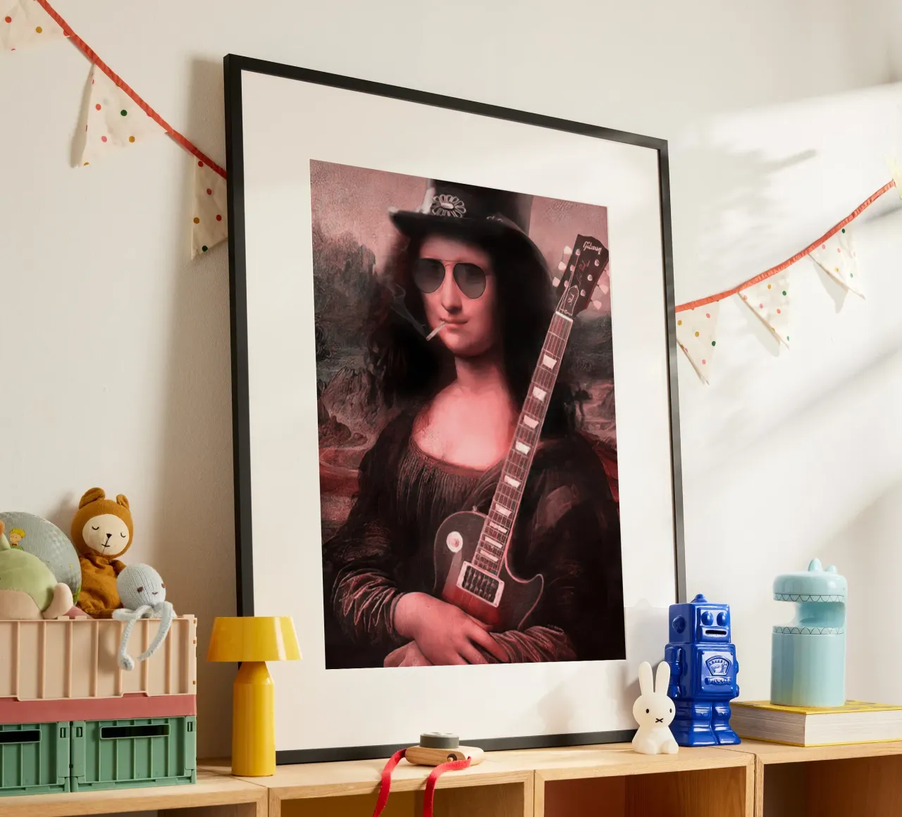 Mona lisa Slash poster da Musadad Shop