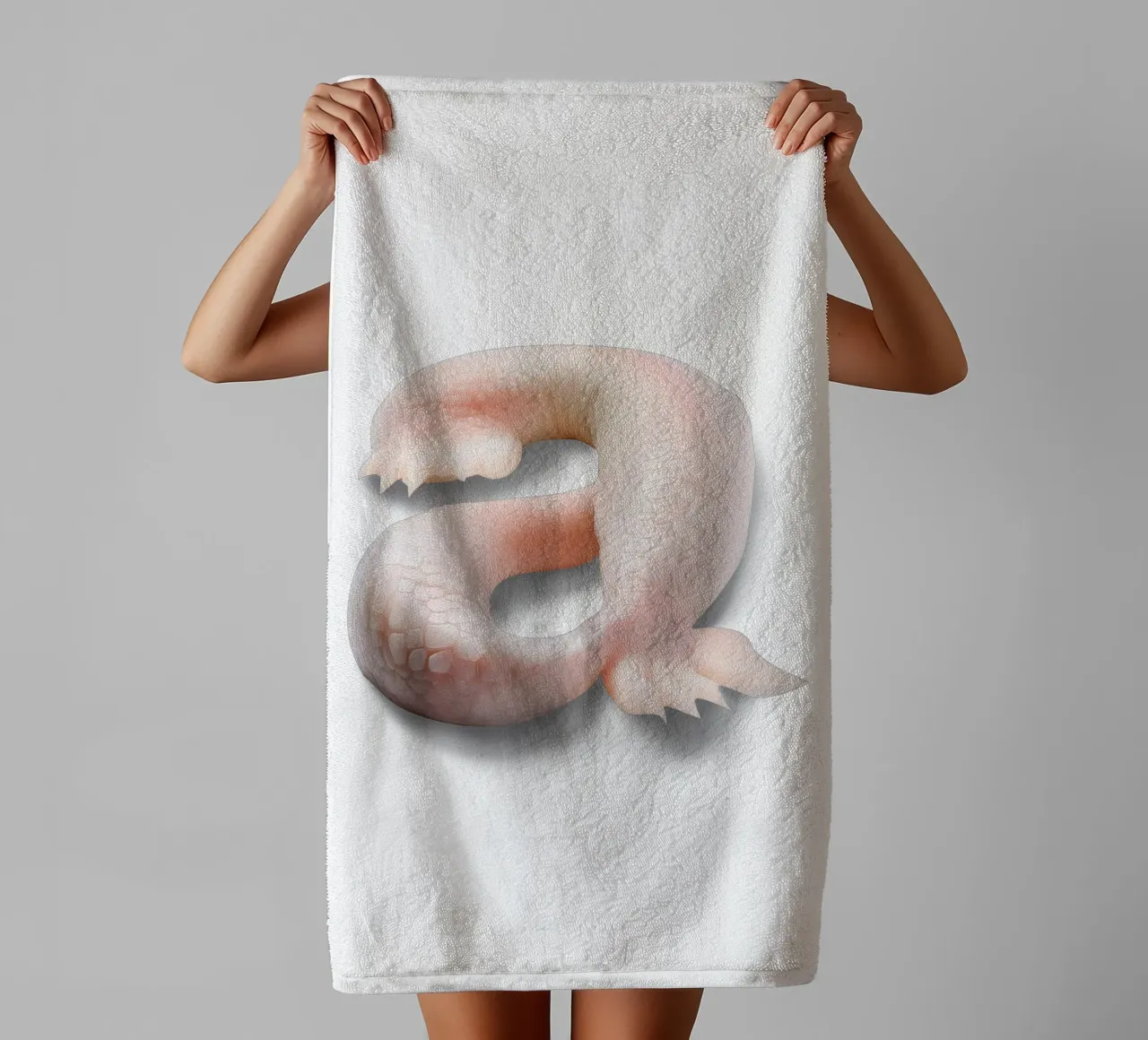 a - axolotl asciugamano da bagno da The True Type
