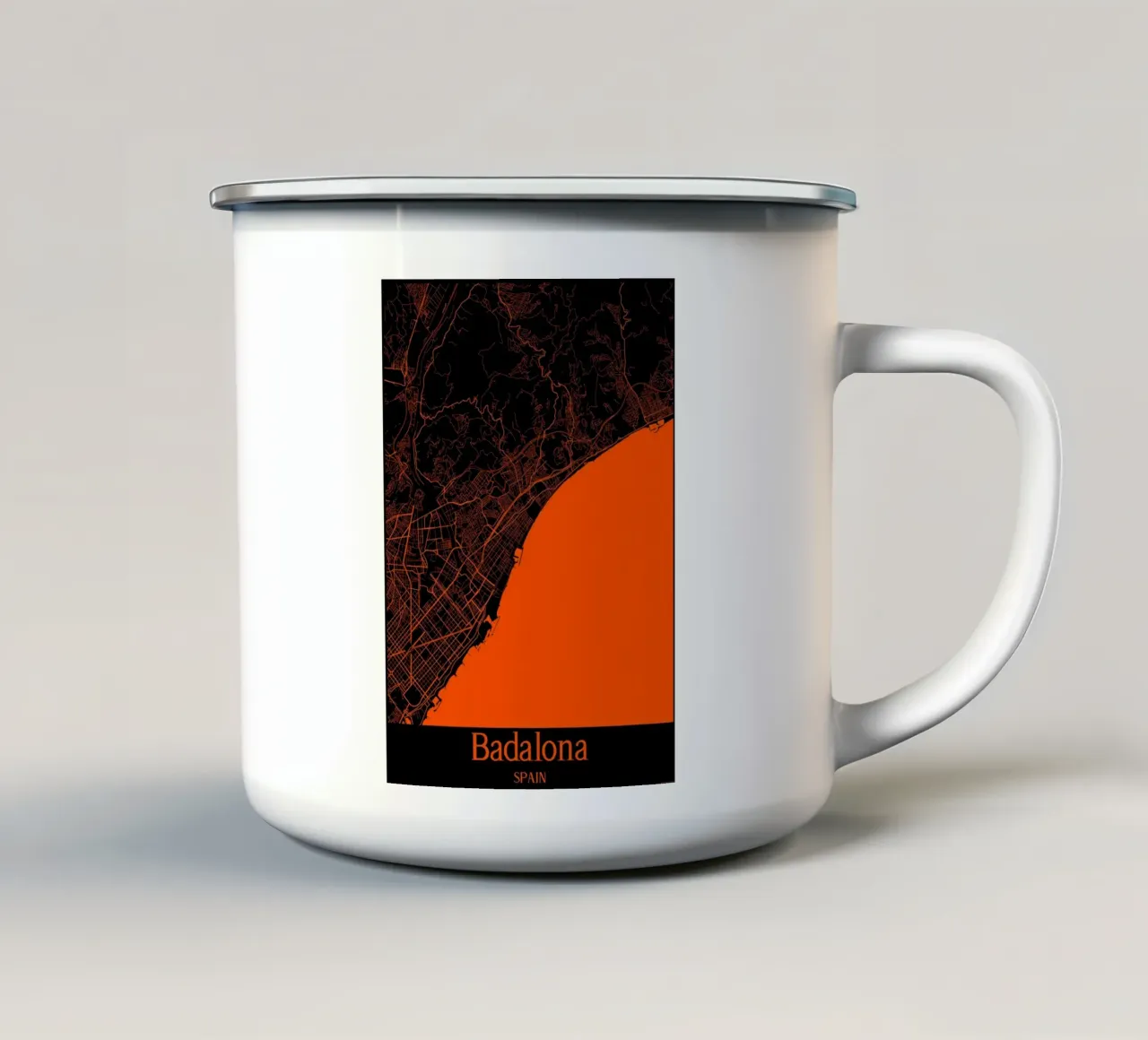Badalona tazza in smalto da MiMap