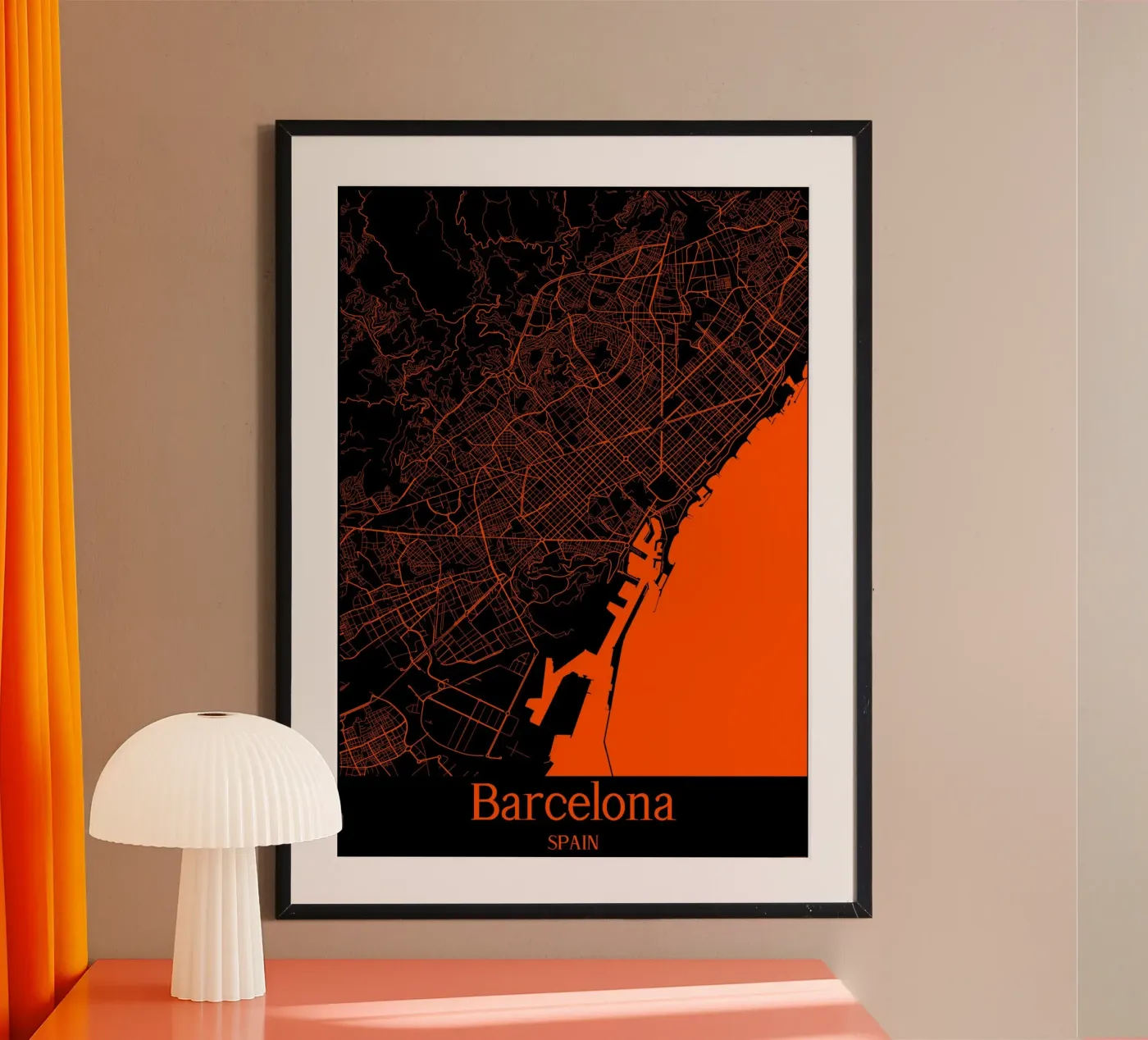 Barcelona poster by MiMap