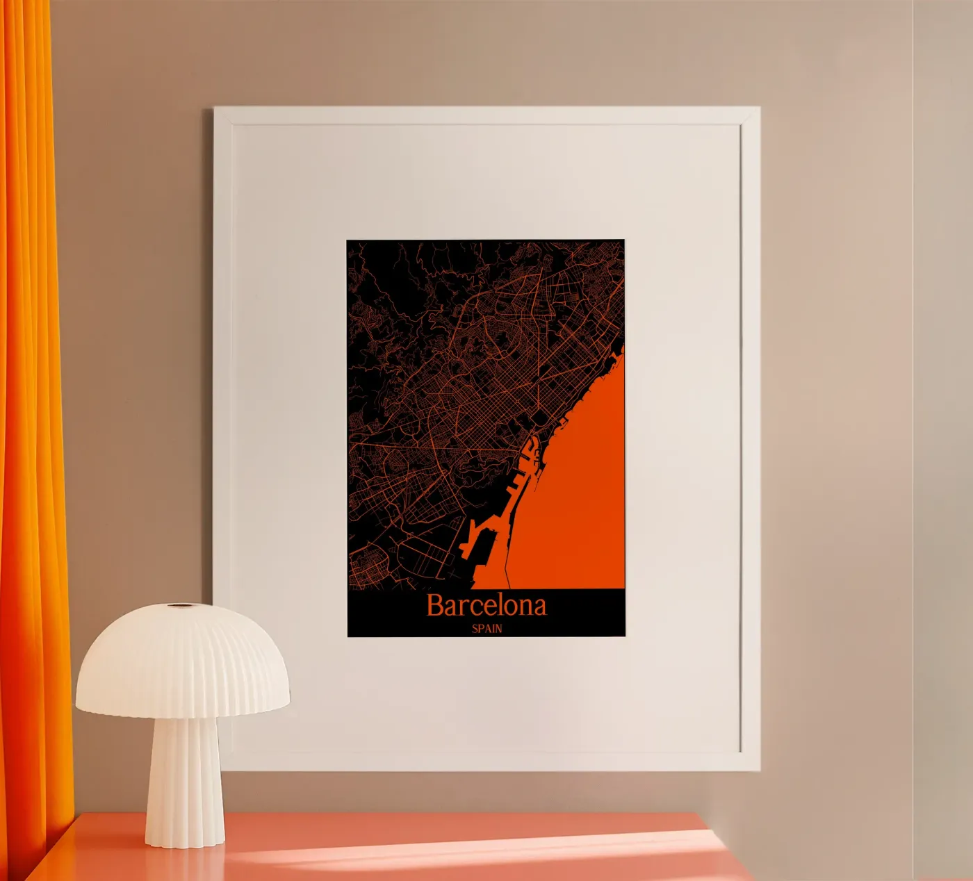 Barcelona poster by MiMap