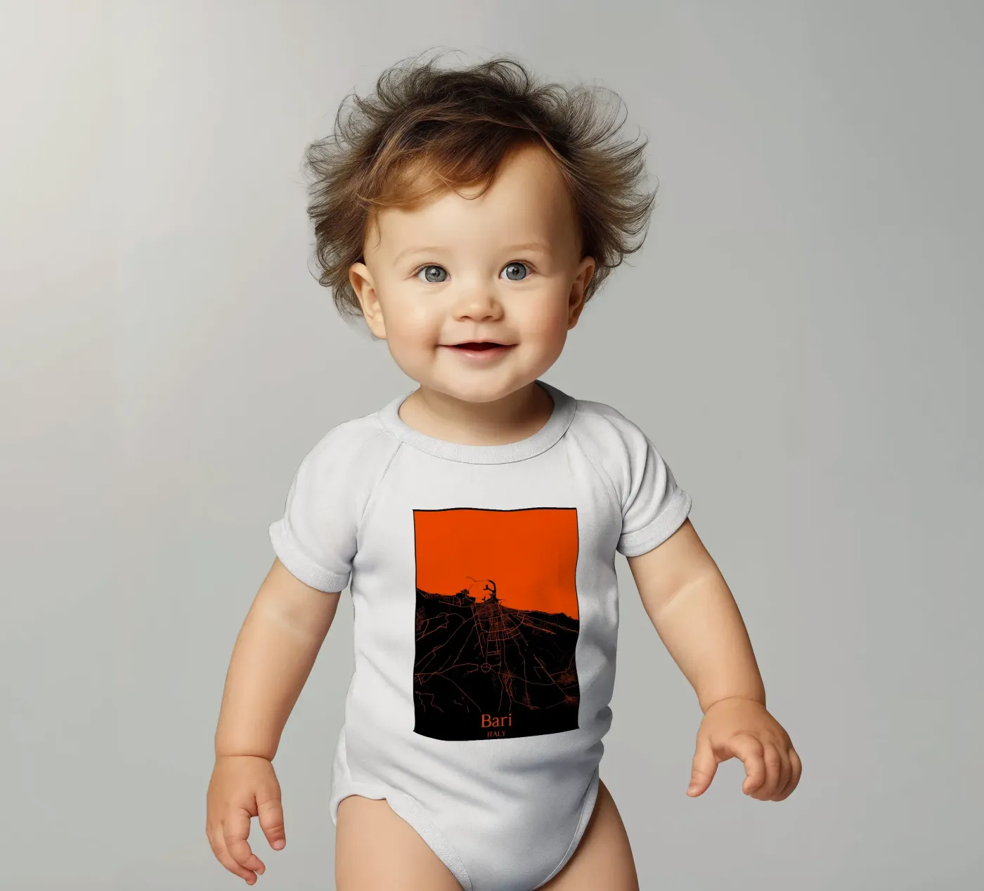 Bari short-sleeve baby romper by MiMap