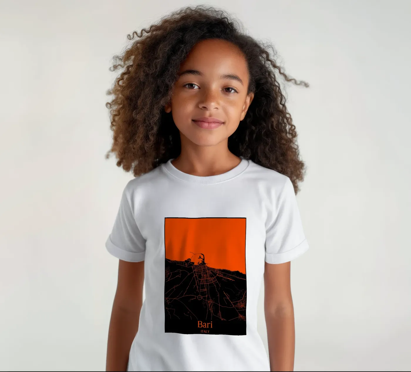 Bari t-shirt bambini da MiMap