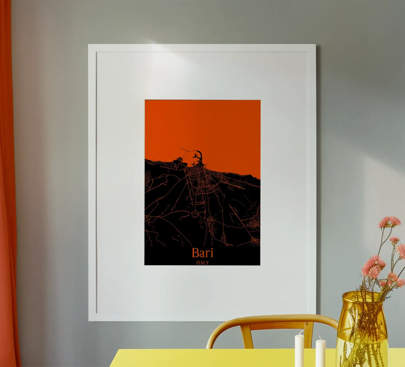 Bari Poster von MiMap