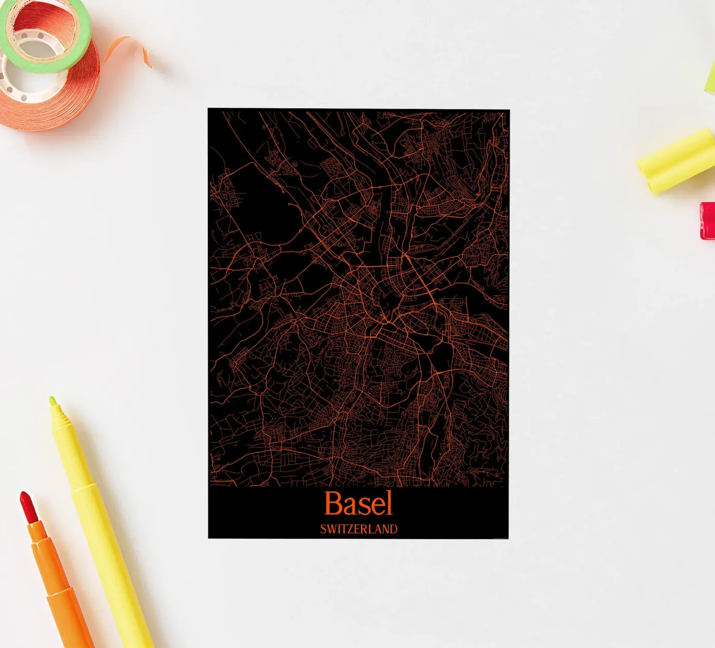 Basel adesivo da MiMap