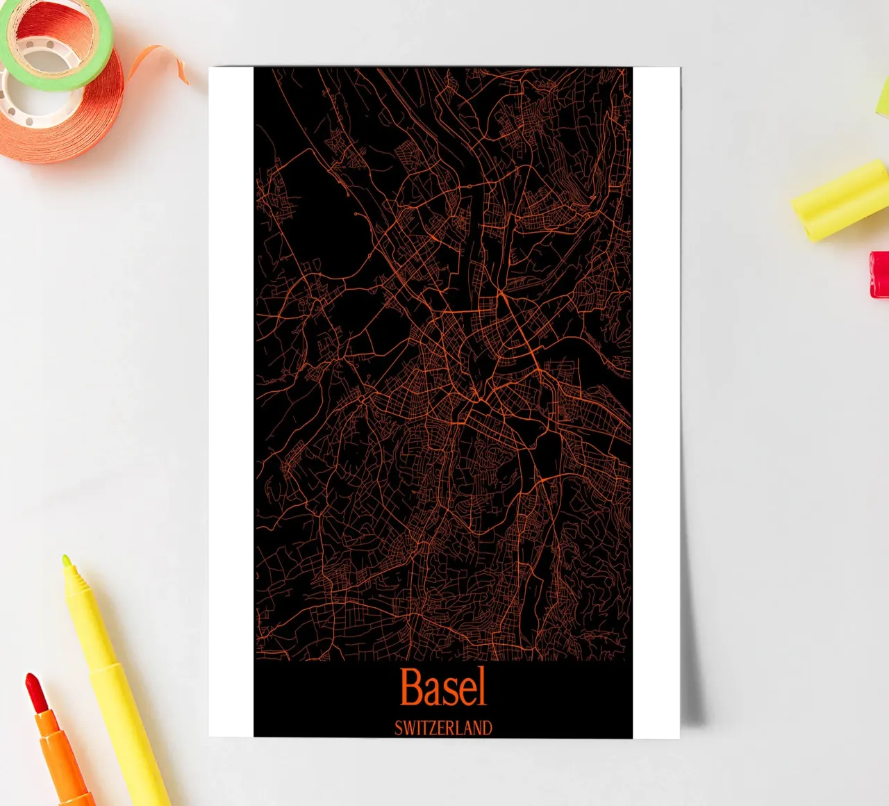 Basel sticker sheet by MiMap