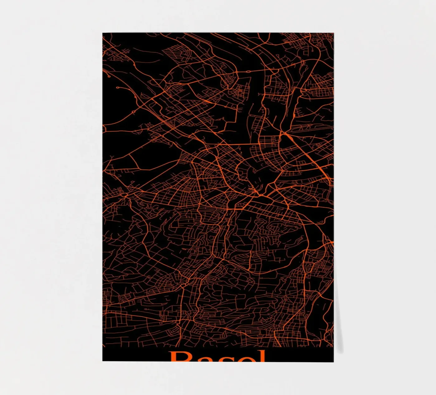 Basel stickervel van MiMap