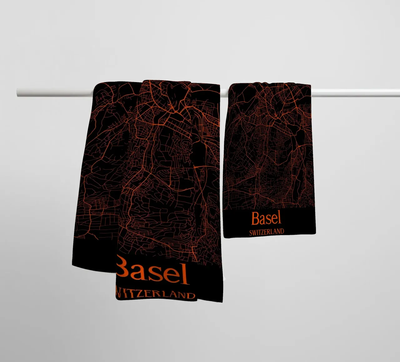 Basel asciugamano da bagno da MiMap