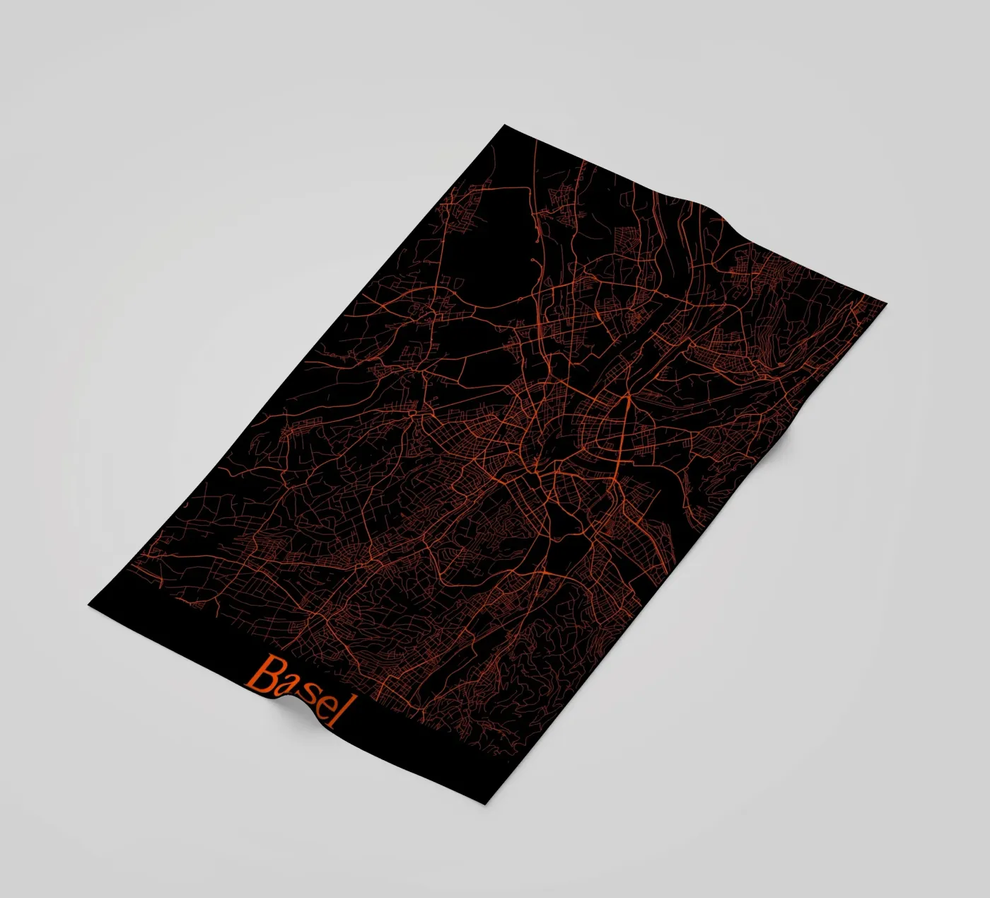 Basel beach towel by MiMap