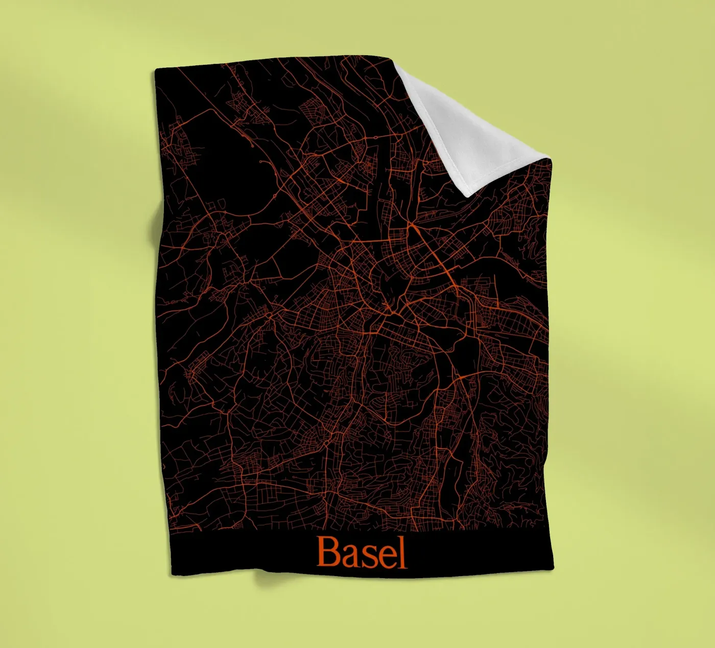 Basel Fleecedecke von MiMap