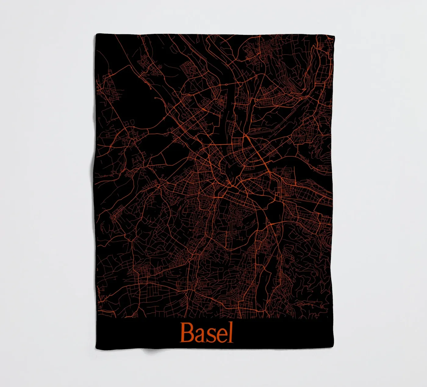 Basel Fleecedecke von MiMap