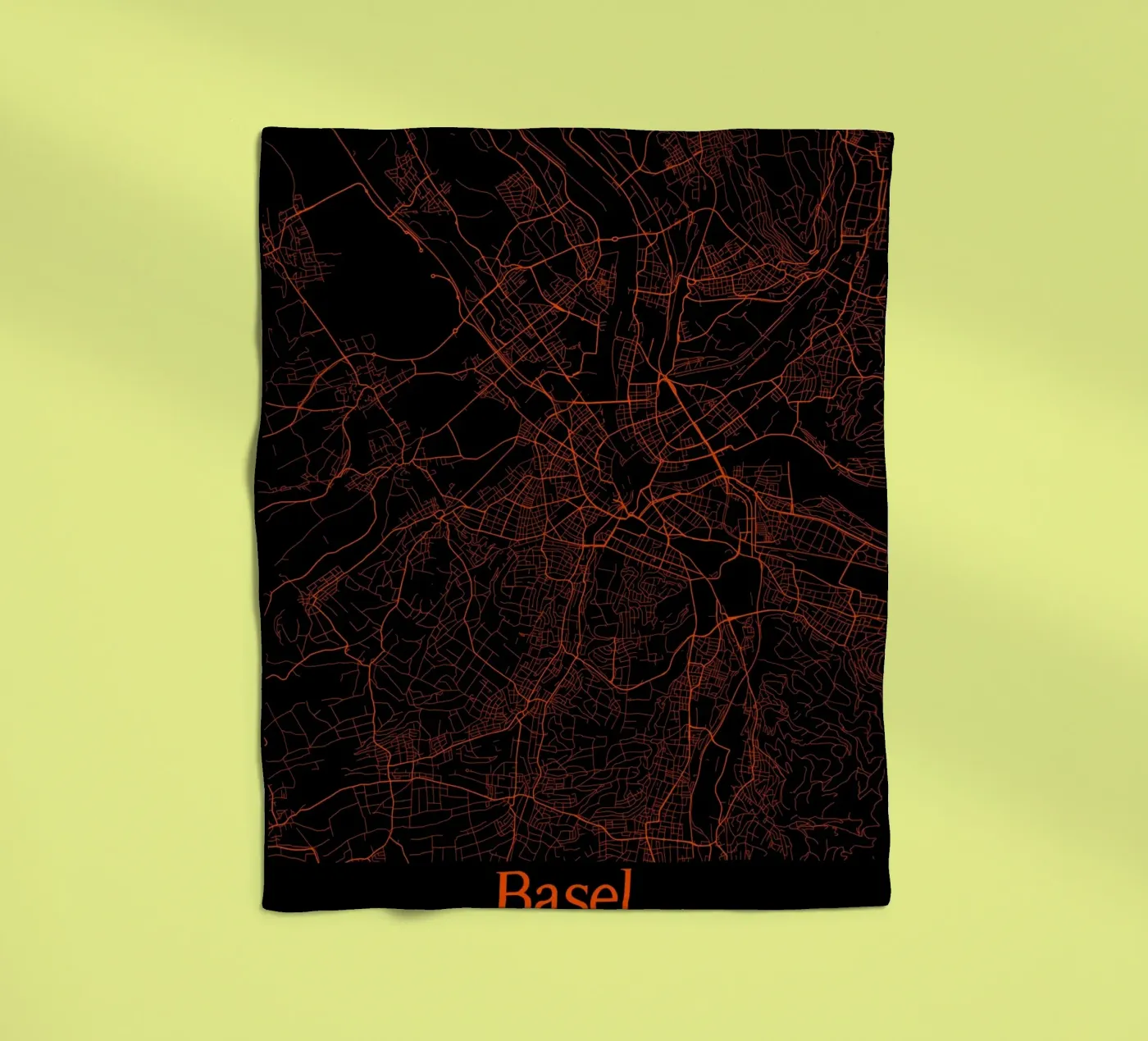 Basel Fleecedecke von MiMap